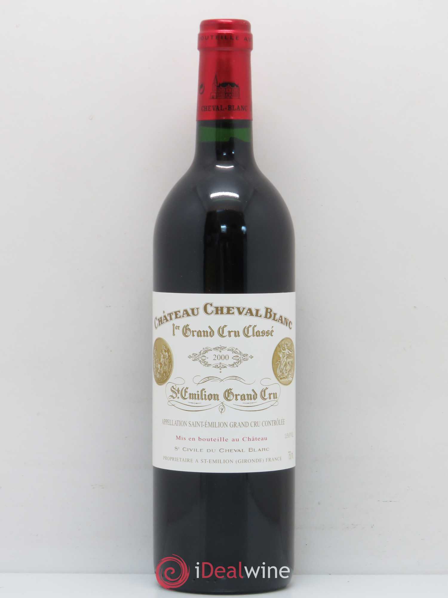 Château Cheval Blanc 1er Grand Cru Classé A 2000 - Lot de 1 bouteille - 0