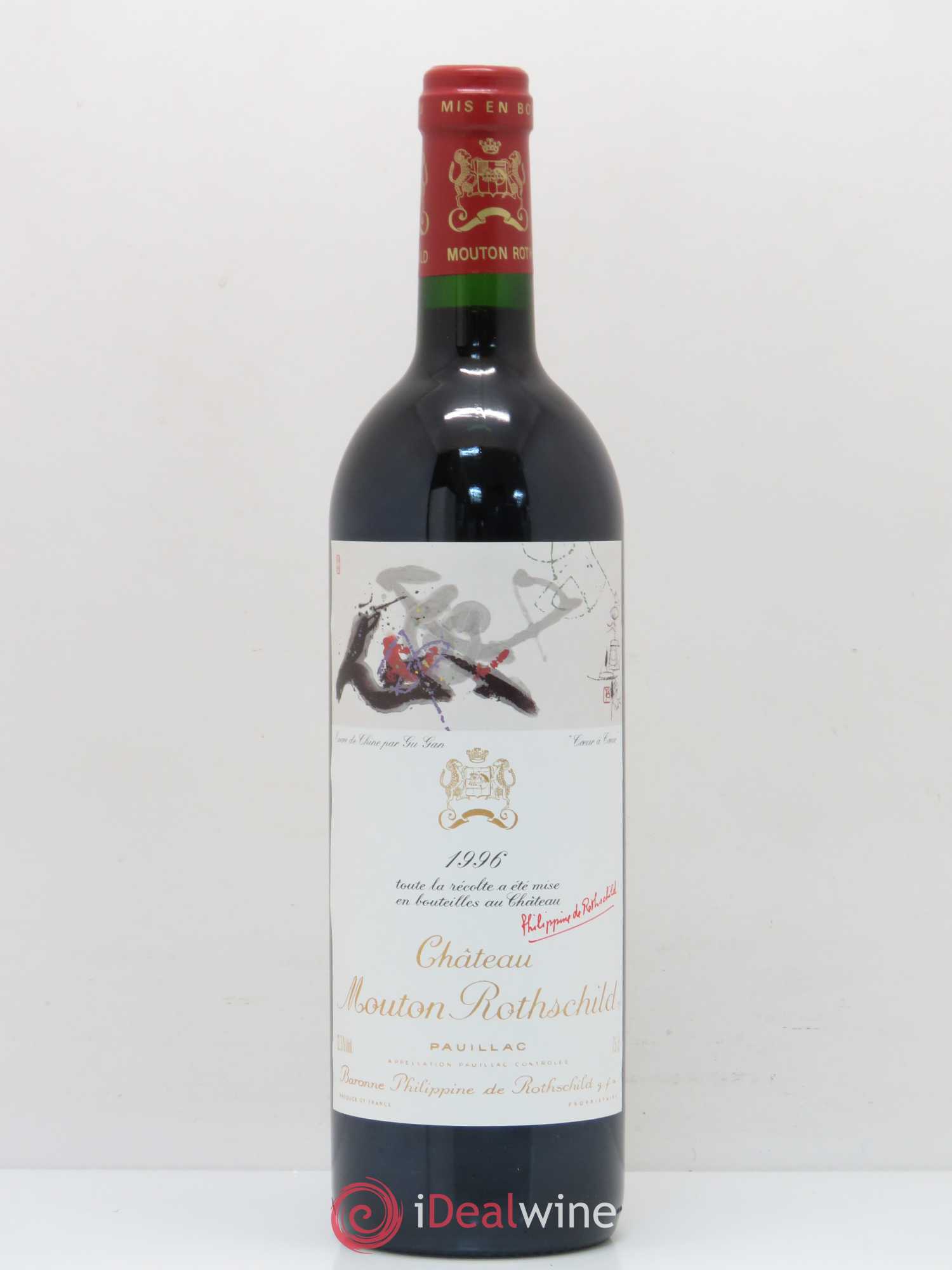 Château Mouton Rothschild 1er Grand Cru Classé 1996 - Lot de 1 bouteille - 0