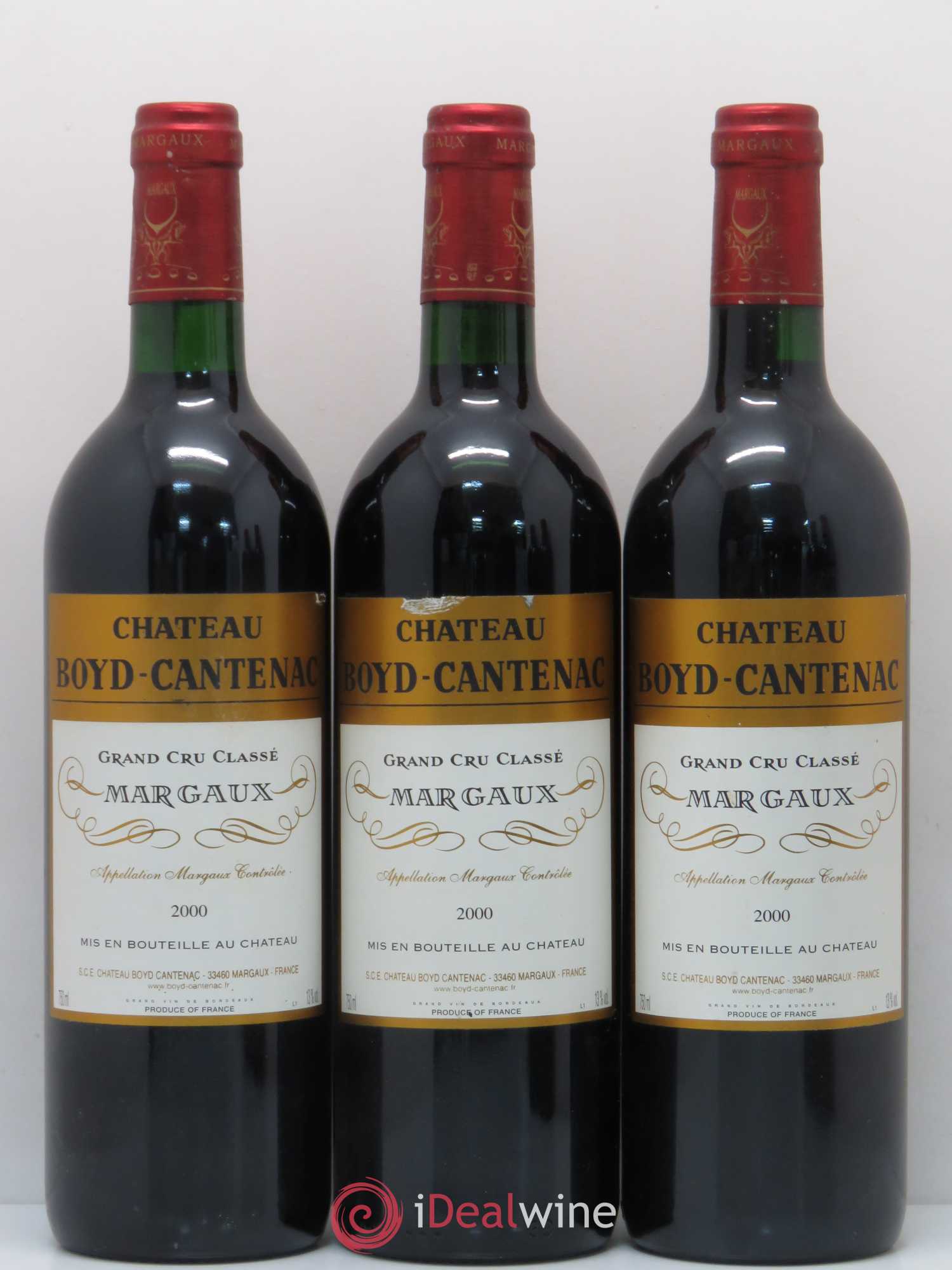 Château Boyd Cantenac 3ème Grand Cru Classé 2000 - Lot de 5 bouteilles - 1