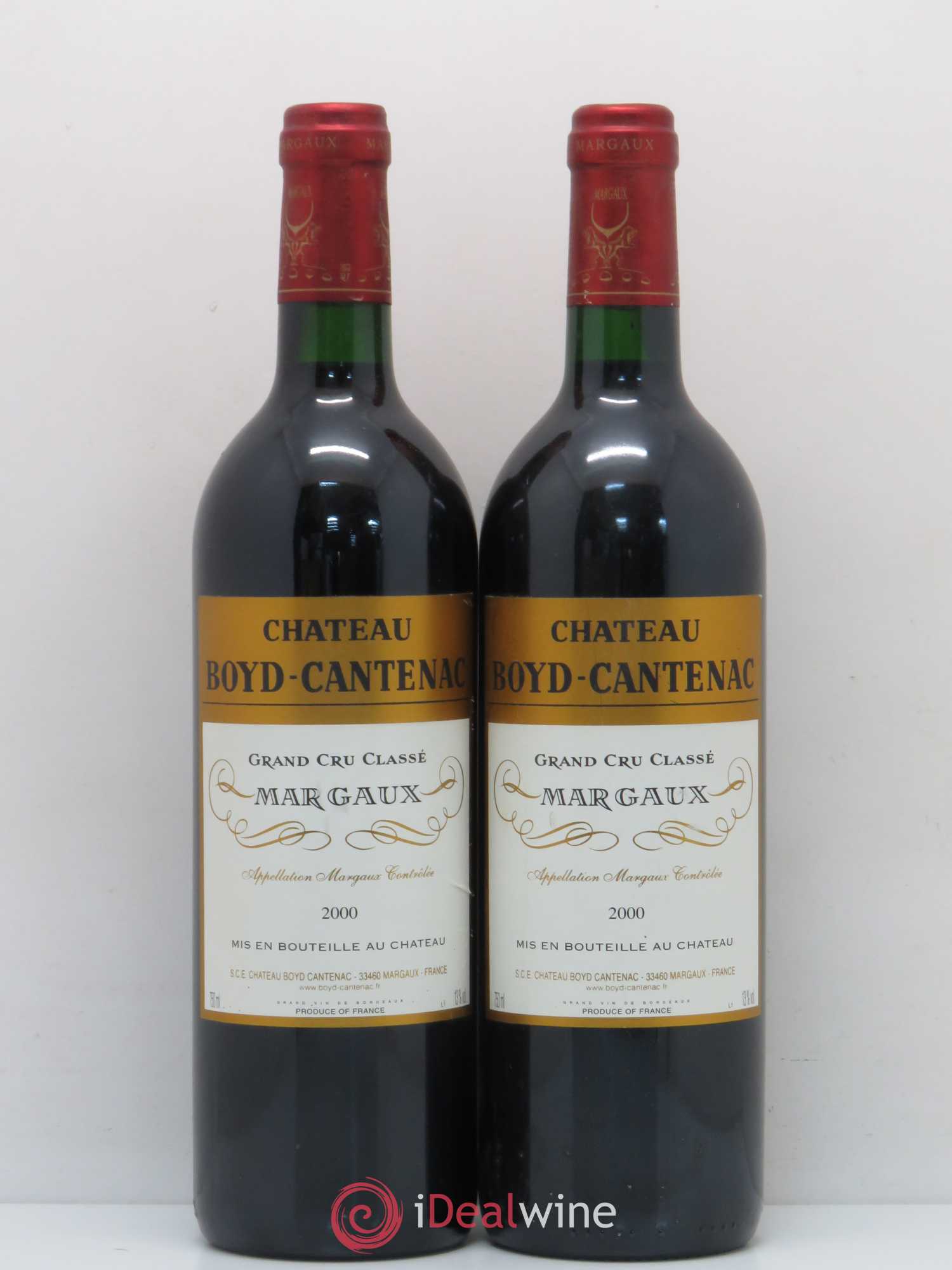Château Boyd Cantenac 3ème Grand Cru Classé 2000 - Lot de 2 bouteilles - 0
