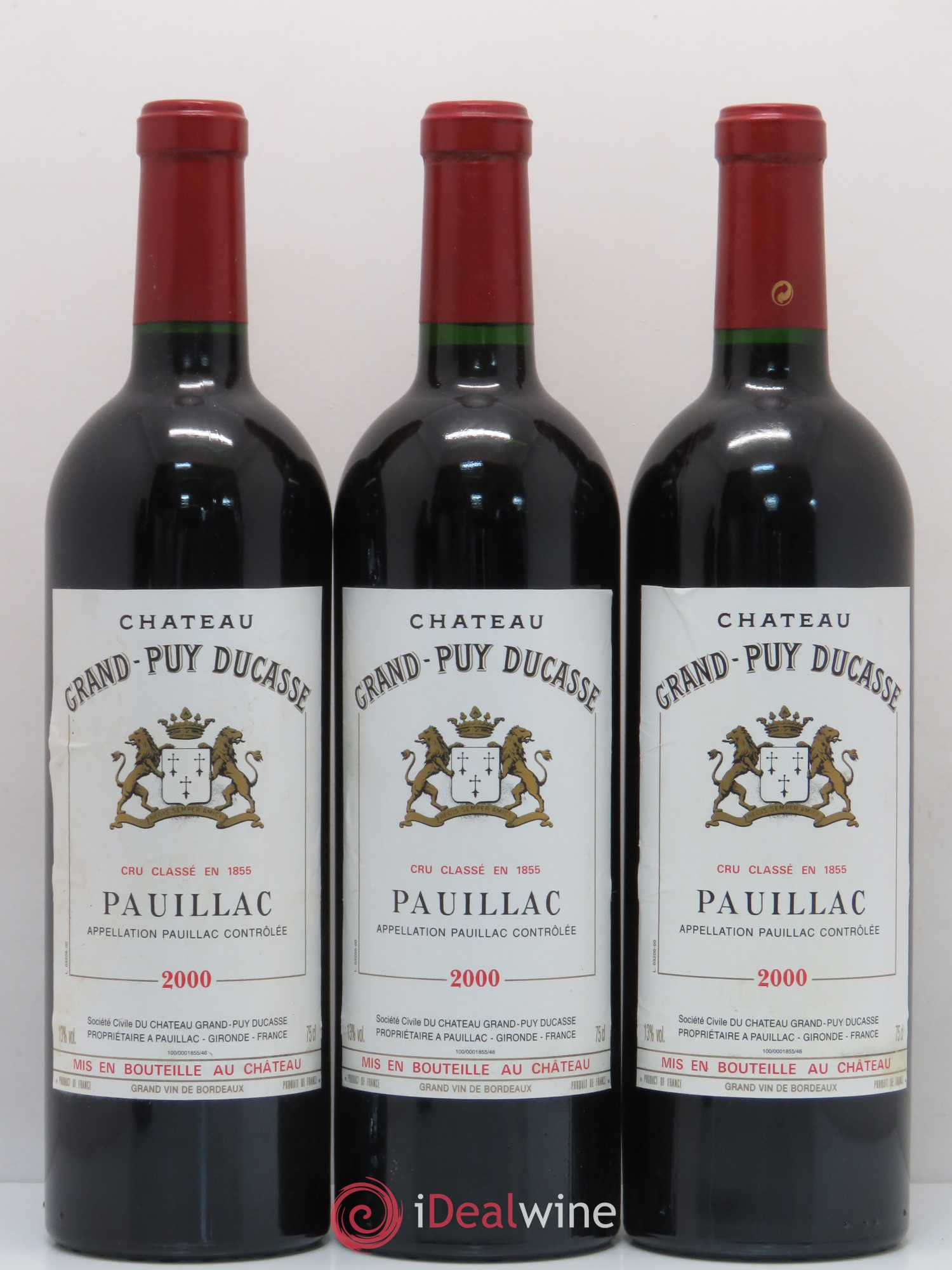 Château Grand Puy Ducasse 5ème Grand Cru Classé 2000 - Lot de 6 bouteilles - 2
