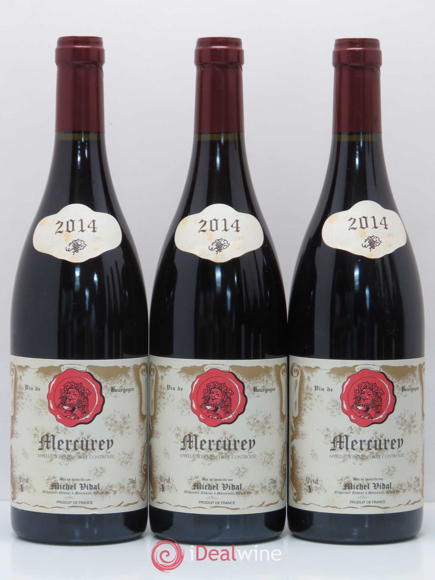 Mercurey Michel Vidal 2014 - Posten von 6 Flaschen - 1
