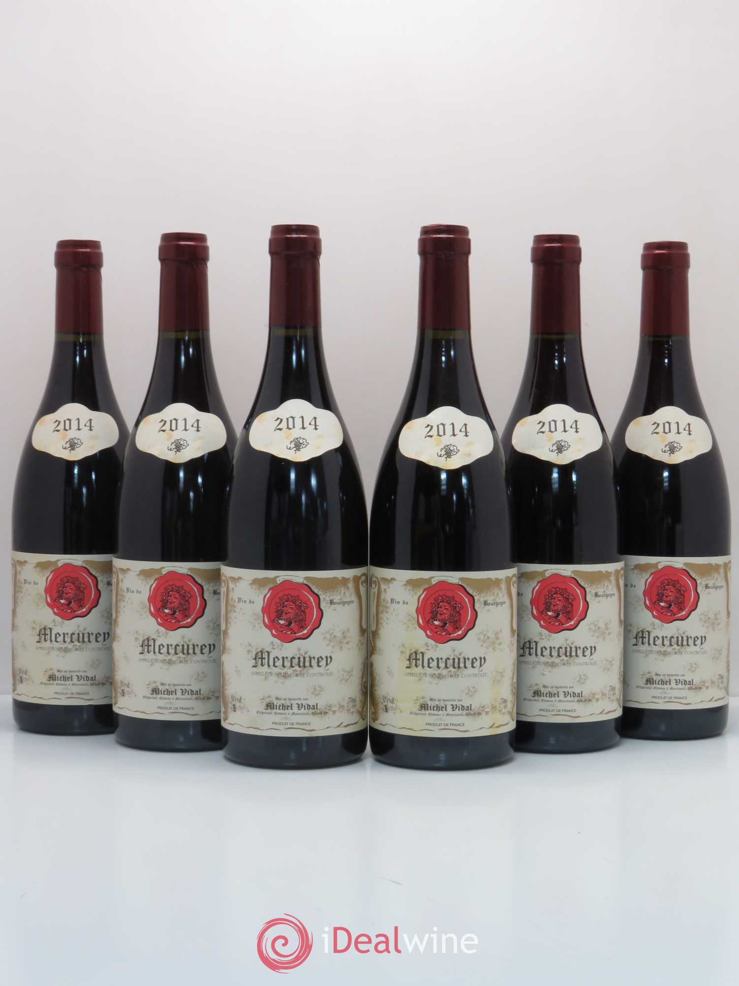 Mercurey Michel Vidal 2014 - Posten von 6 Flaschen - 0