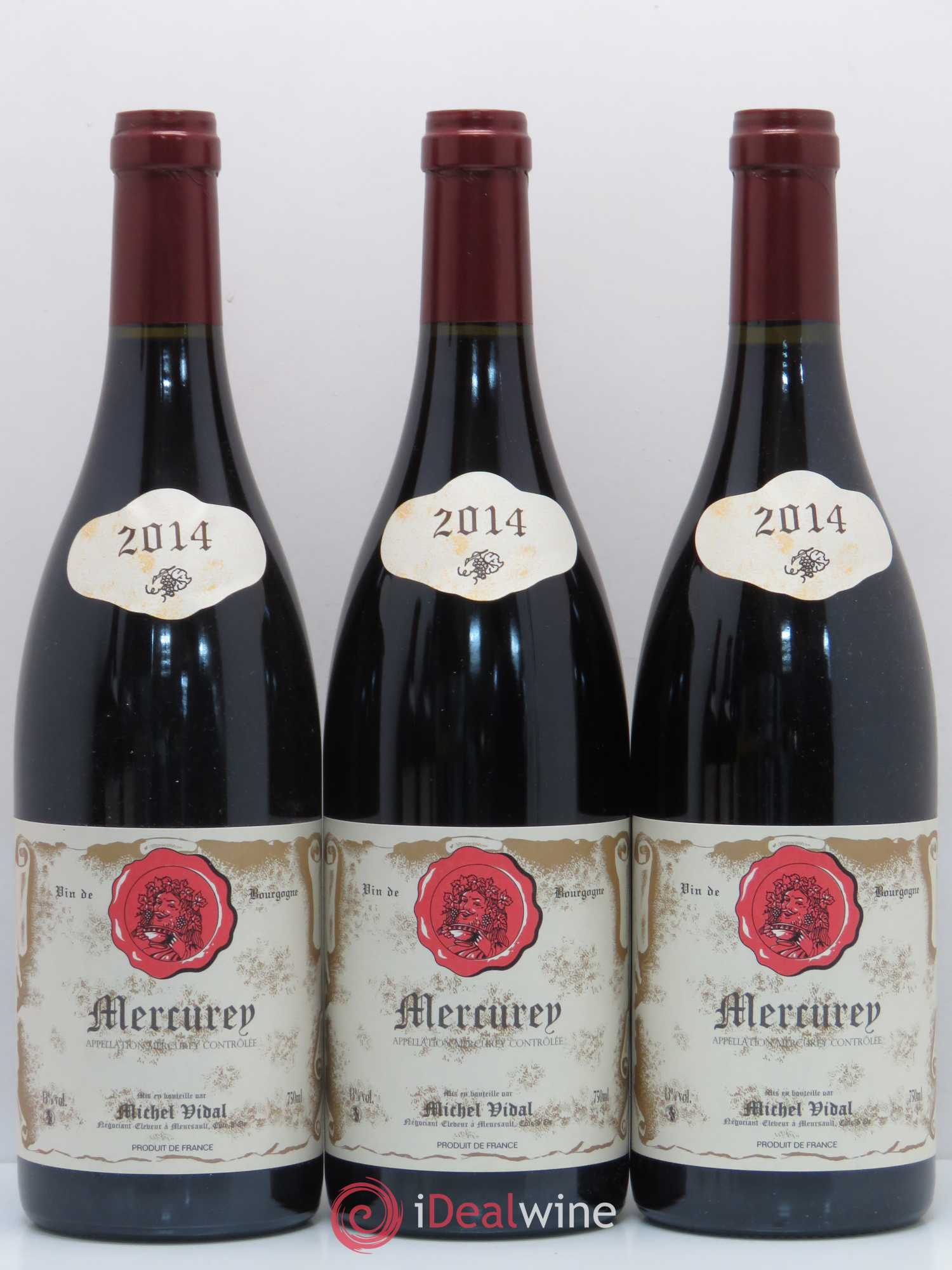Mercurey Michel Vidal 2014 - Lot de 6 bouteilles - 2