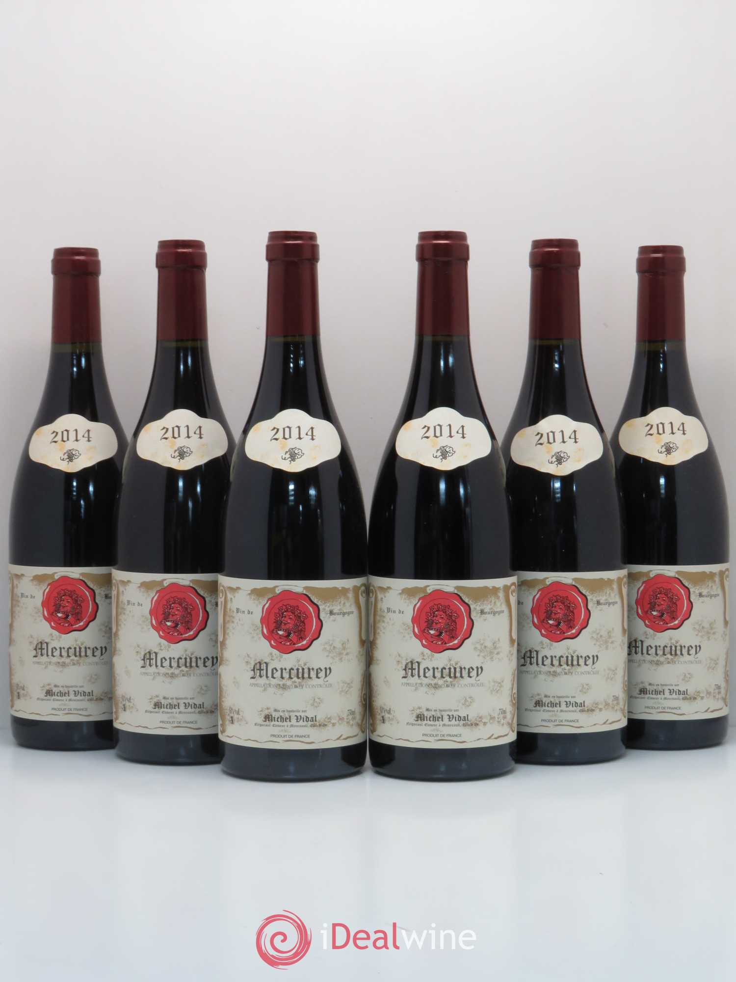 Mercurey Michel Vidal 2014 - Lot de 6 bouteilles - 0