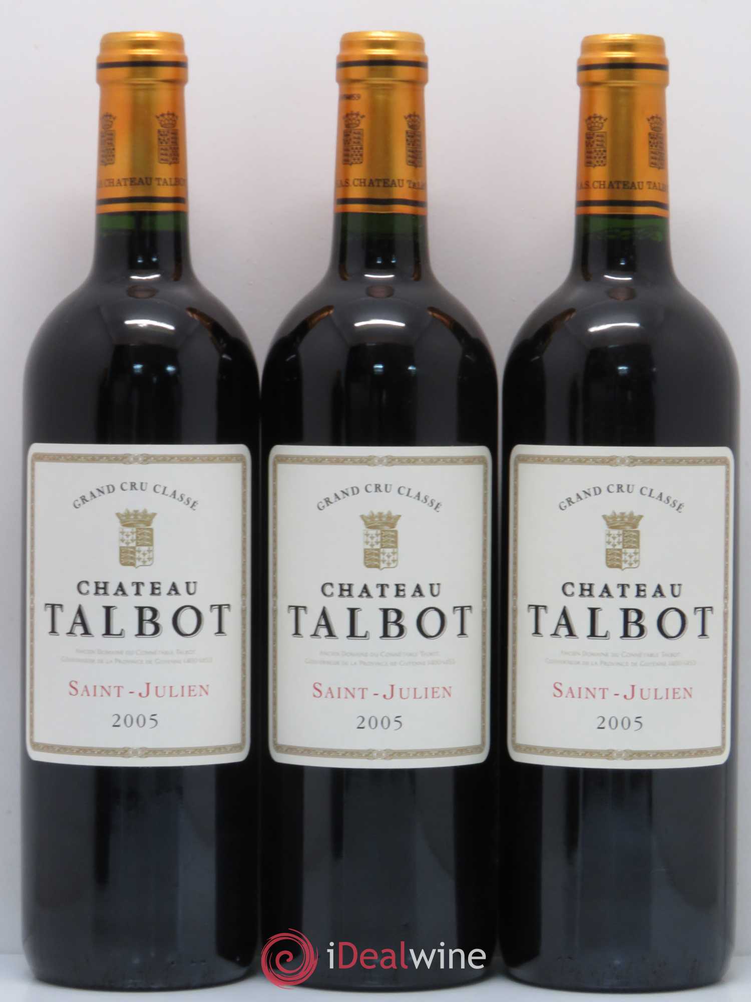 Château Talbot 4ème Grand Cru Classé 2005 - Lot de 12 bouteilles - 4