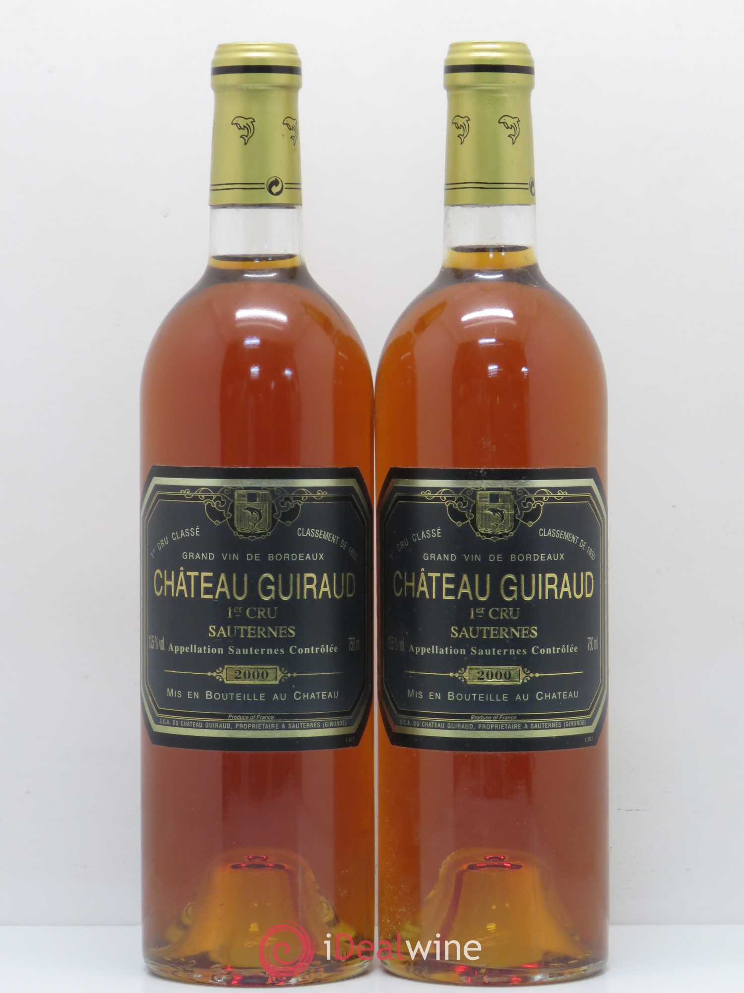 Château Guiraud 1er Grand Cru Classé 2000 - Lotto di 5 bottiglie - 2