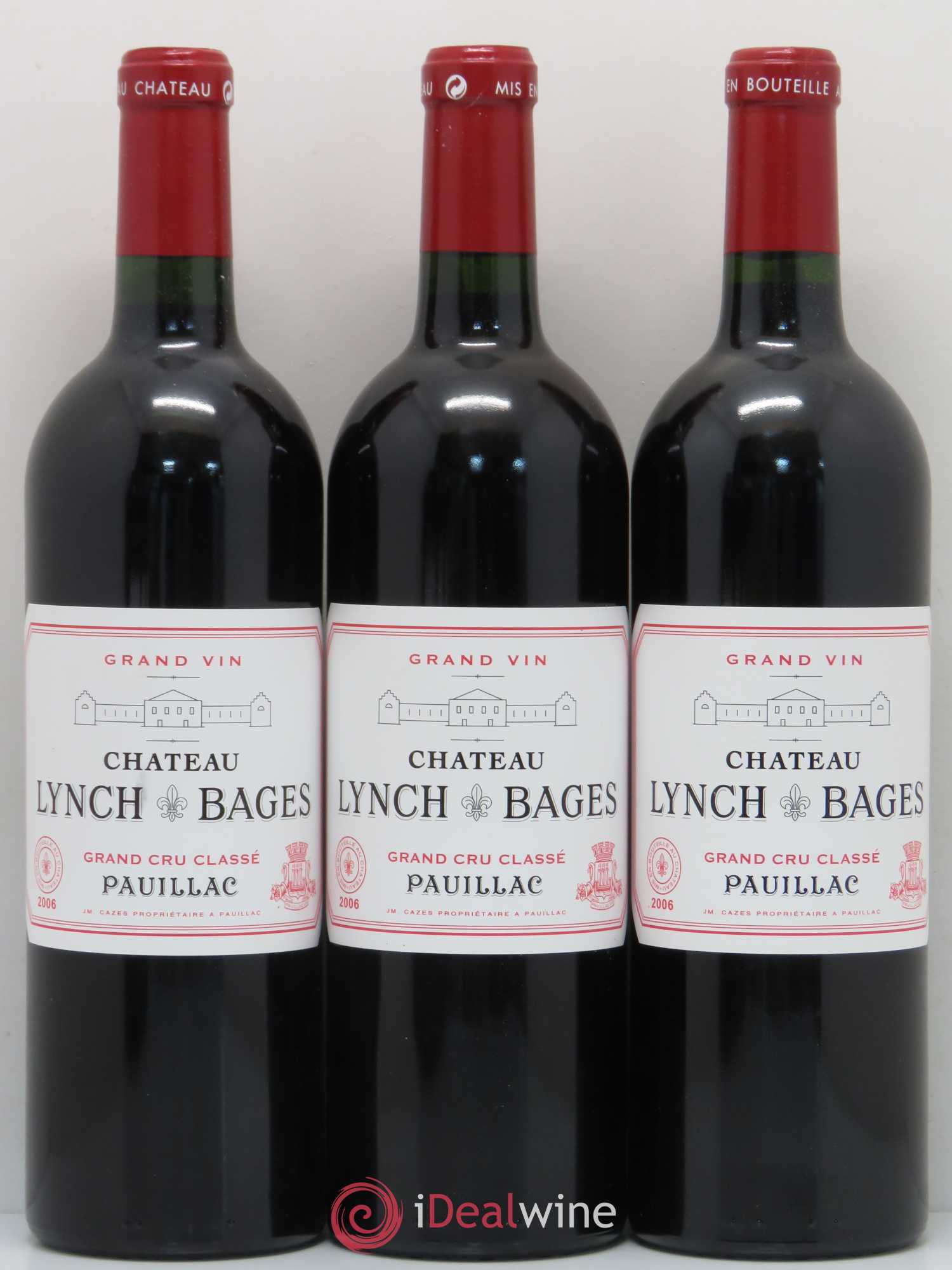 Château Lynch Bages 5ème Grand Cru Classé 2006 - Lot de 12 bouteilles - 1