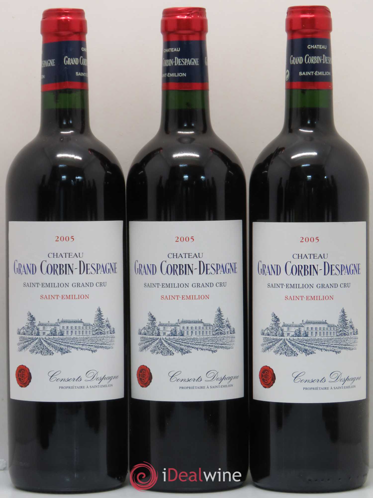 Château Grand Corbin Despagne Grand Cru Classé 2005 - Lot de 12 bouteilles - 2