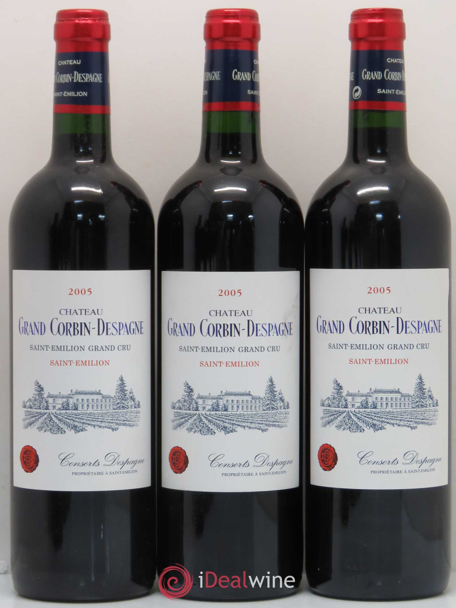 Château Grand Corbin Despagne Grand Cru Classé 2005 - Lot de 12 bouteilles - 3