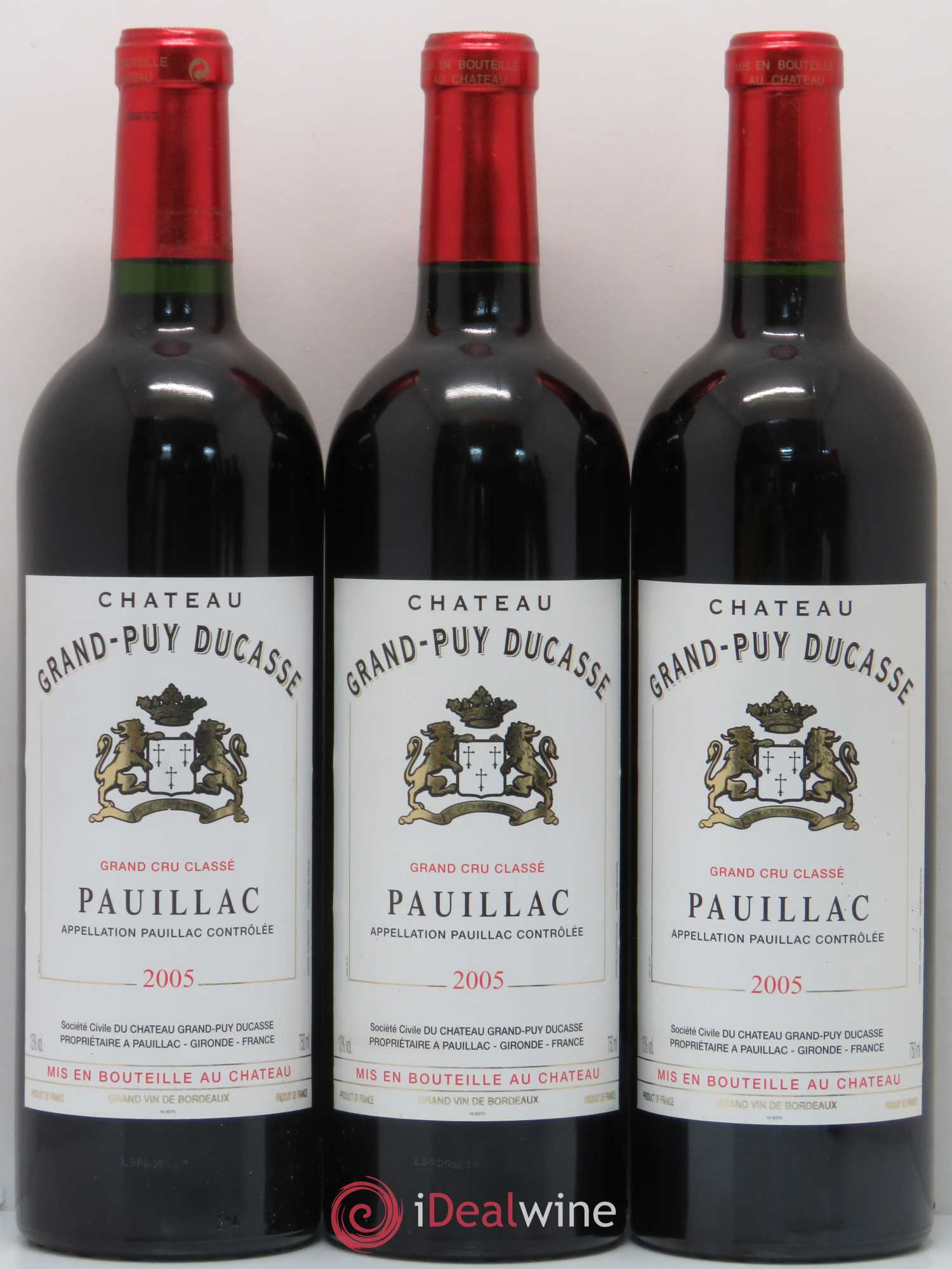 Château Grand Puy Ducasse 5ème Grand Cru Classé 2005 - Lot de 12 bouteilles - 3