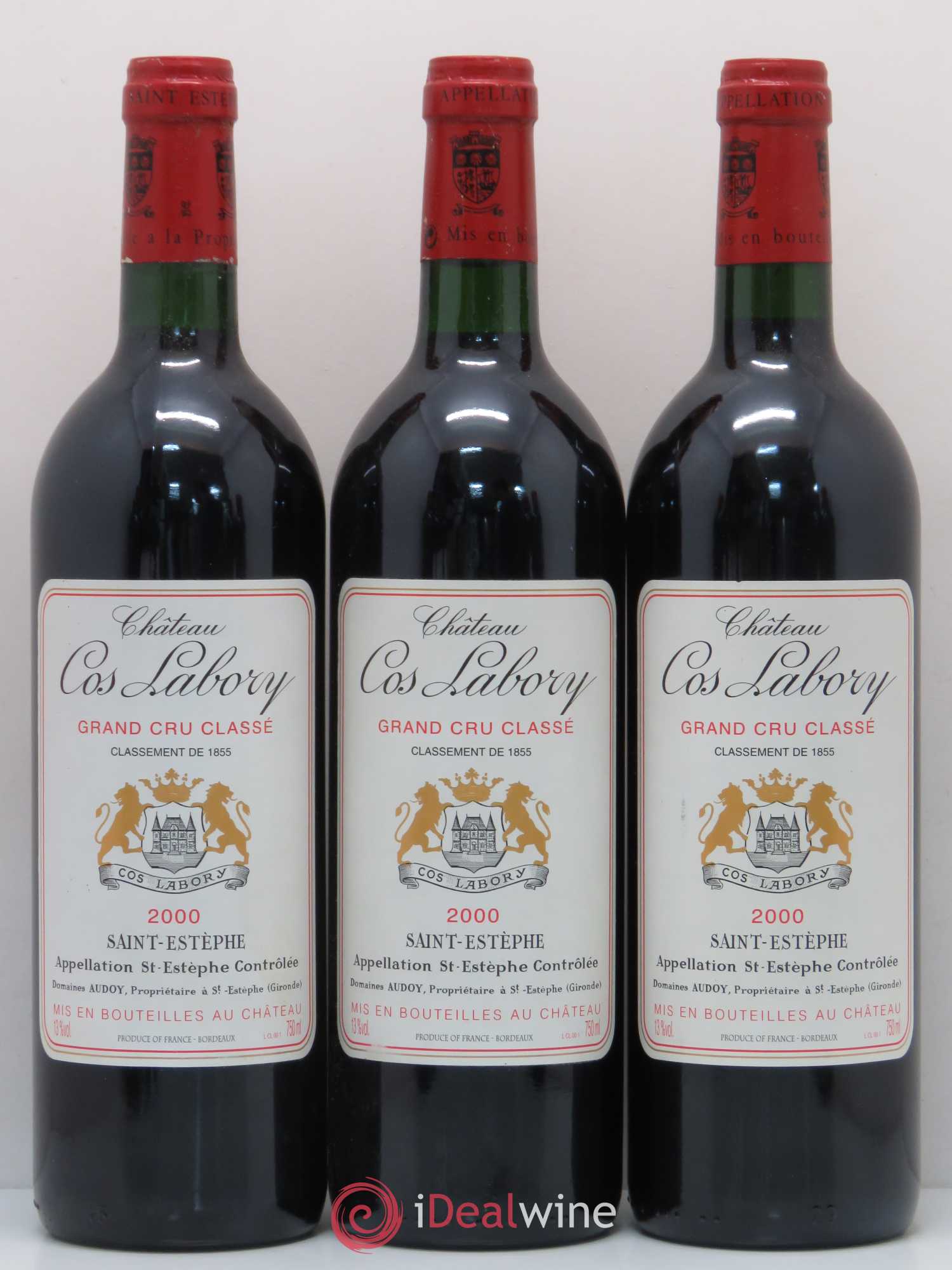 Château Cos Labory 5ème Grand Cru Classé 2000 - Lot de 12 bouteilles - 2