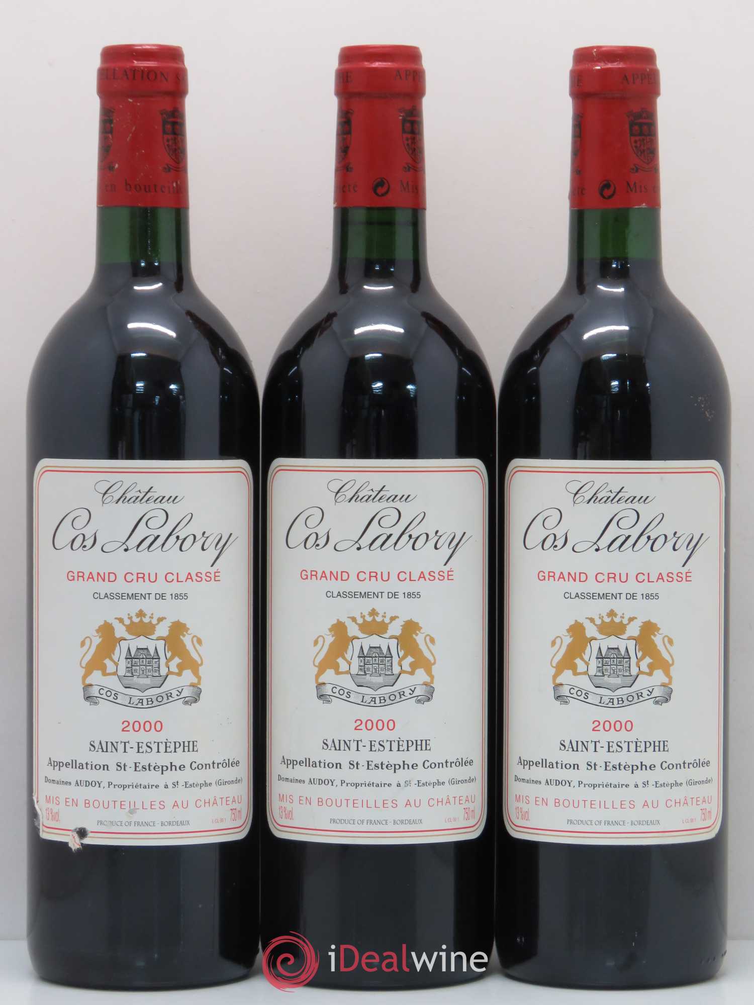 Château Cos Labory 5ème Grand Cru Classé 2000 - Lot de 12 bouteilles - 3
