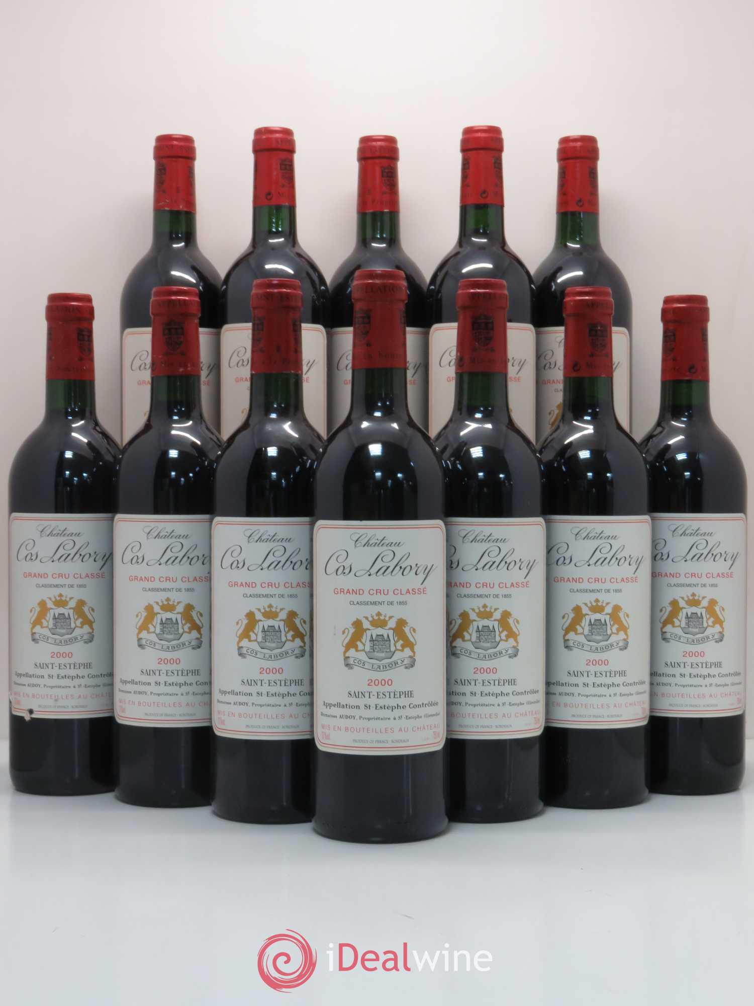Château Cos Labory 5ème Grand Cru Classé 2000 - Lot de 12 bouteilles - 0