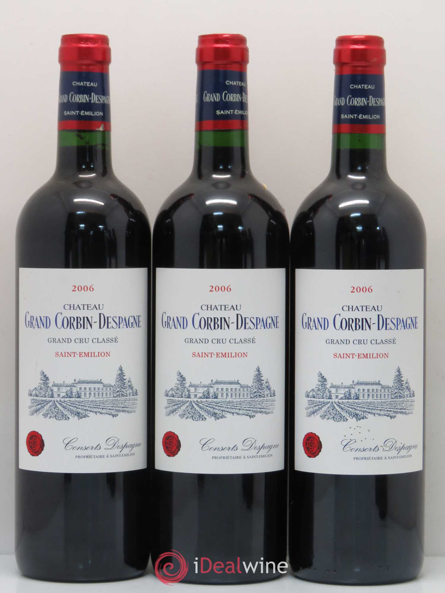 Château Grand Corbin Despagne Grand Cru Classé 2006 - Lot de 12 bouteilles - 3