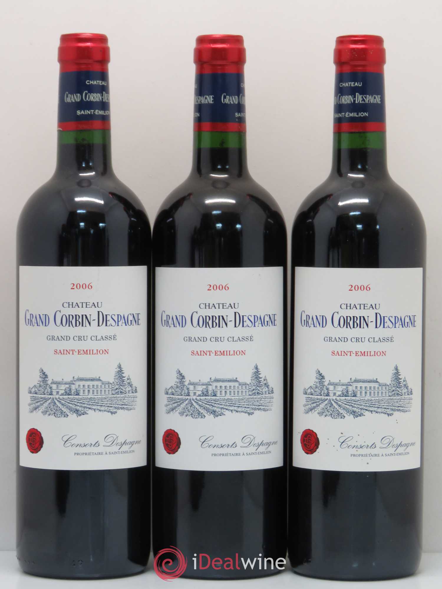 Château Grand Corbin Despagne Grand Cru Classé 2006 - Lot de 12 bouteilles - 4