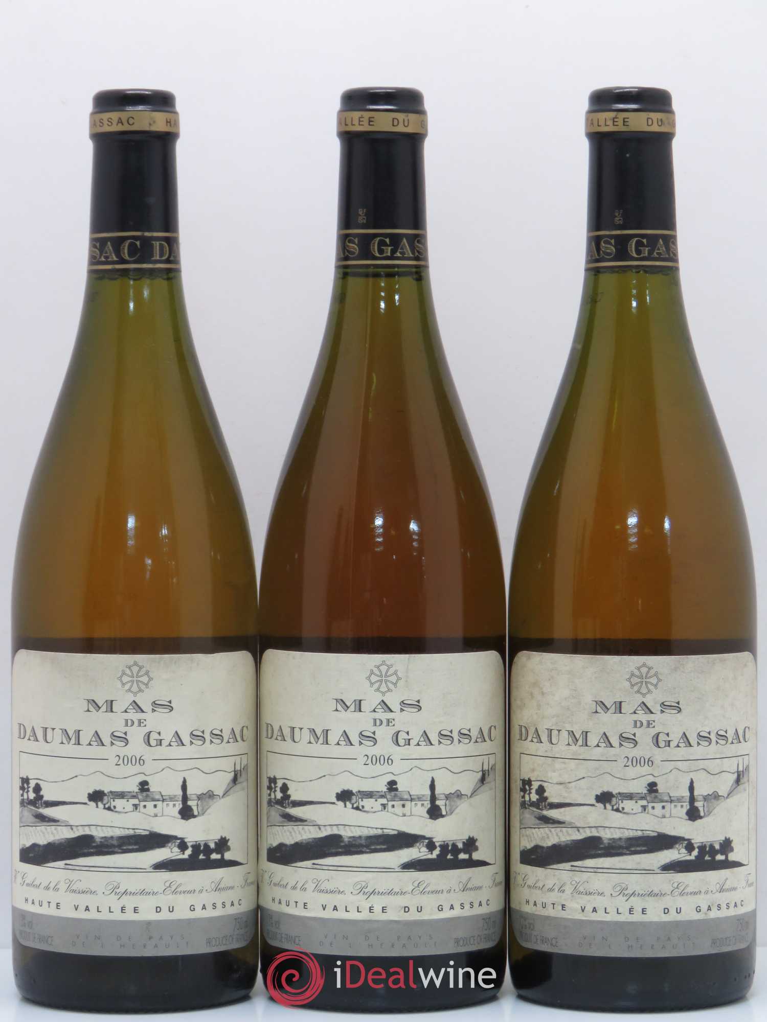 Saint-Guilhem-le-Désert - Cité d'Aniane Mas Daumas Gassac Famille Guibert de La Vaissière 2006 - Lot de 6 bouteilles - 2