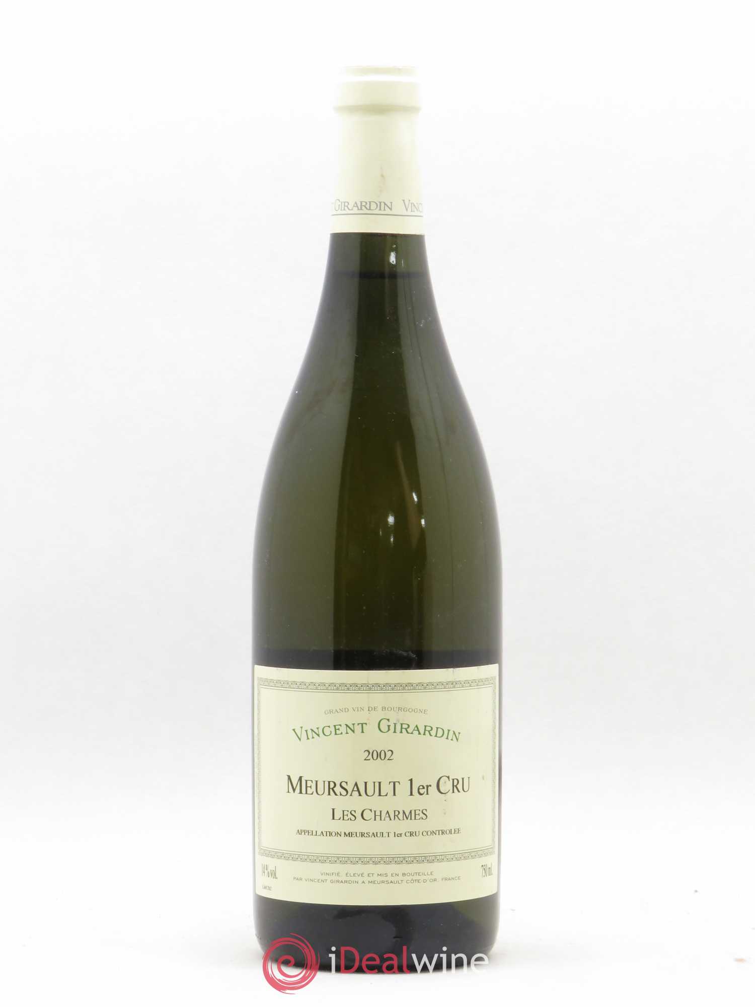 Meursault 1er Cru Les Charmes Domaine Vincent Girardin 2002 - Posten von 1 Flasche - 0