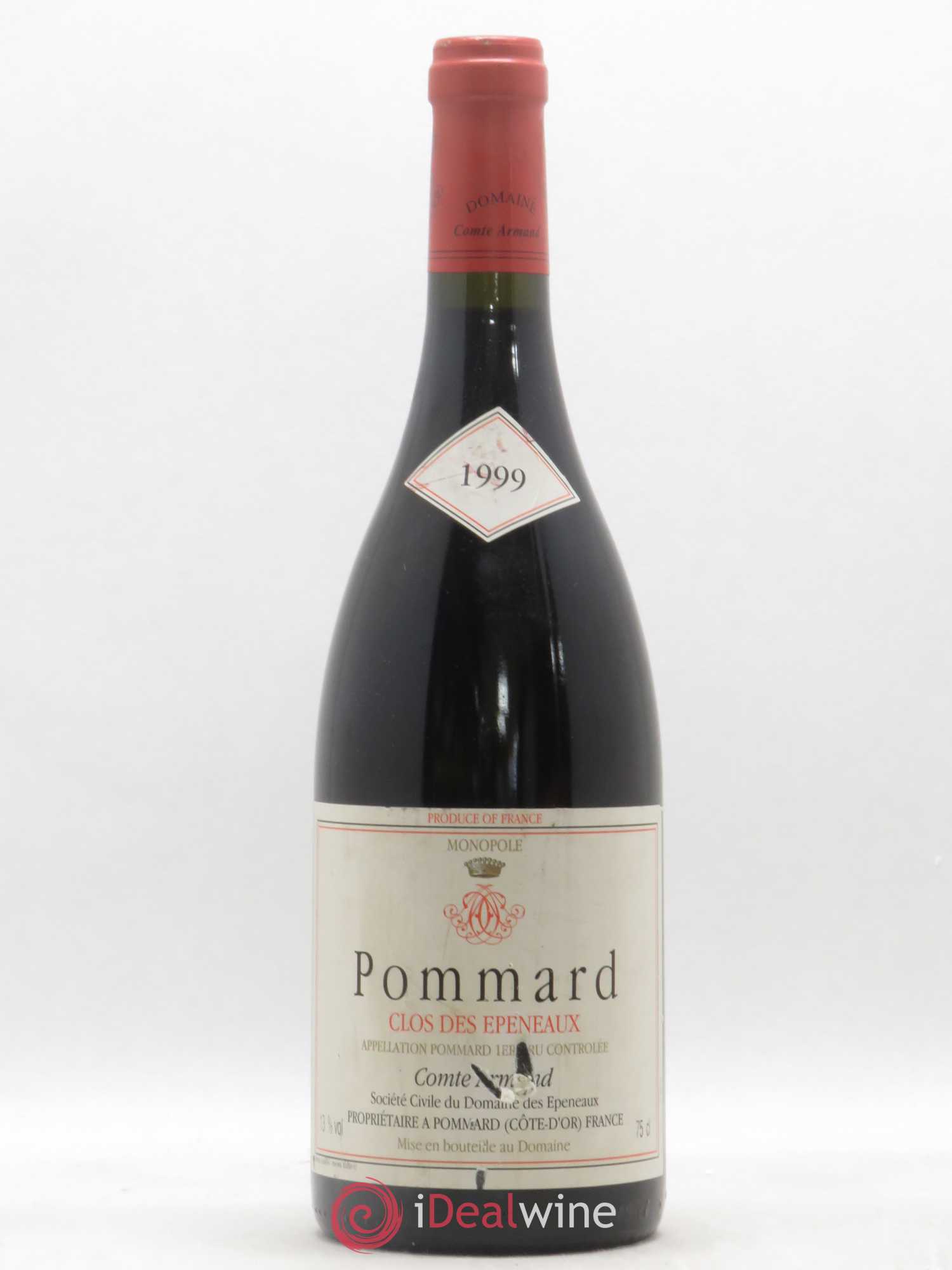 Pommard 1er Cru Clos des Epeneaux Comte Armand 1999 - Lot de 1 bouteille - 0