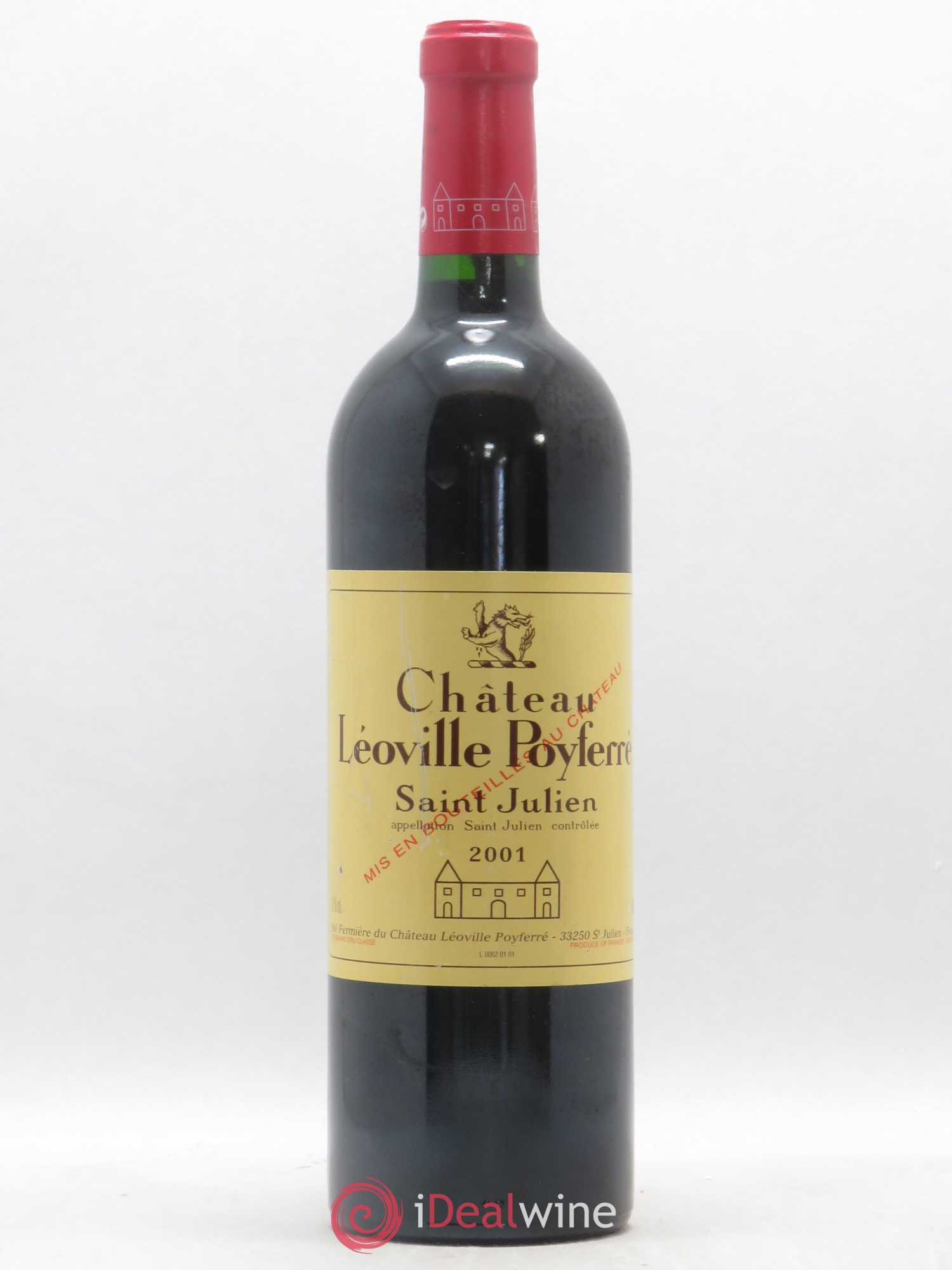 Château Léoville Poyferré 2ème Grand Cru Classé 2001 - Lot de 1 bouteille - 0