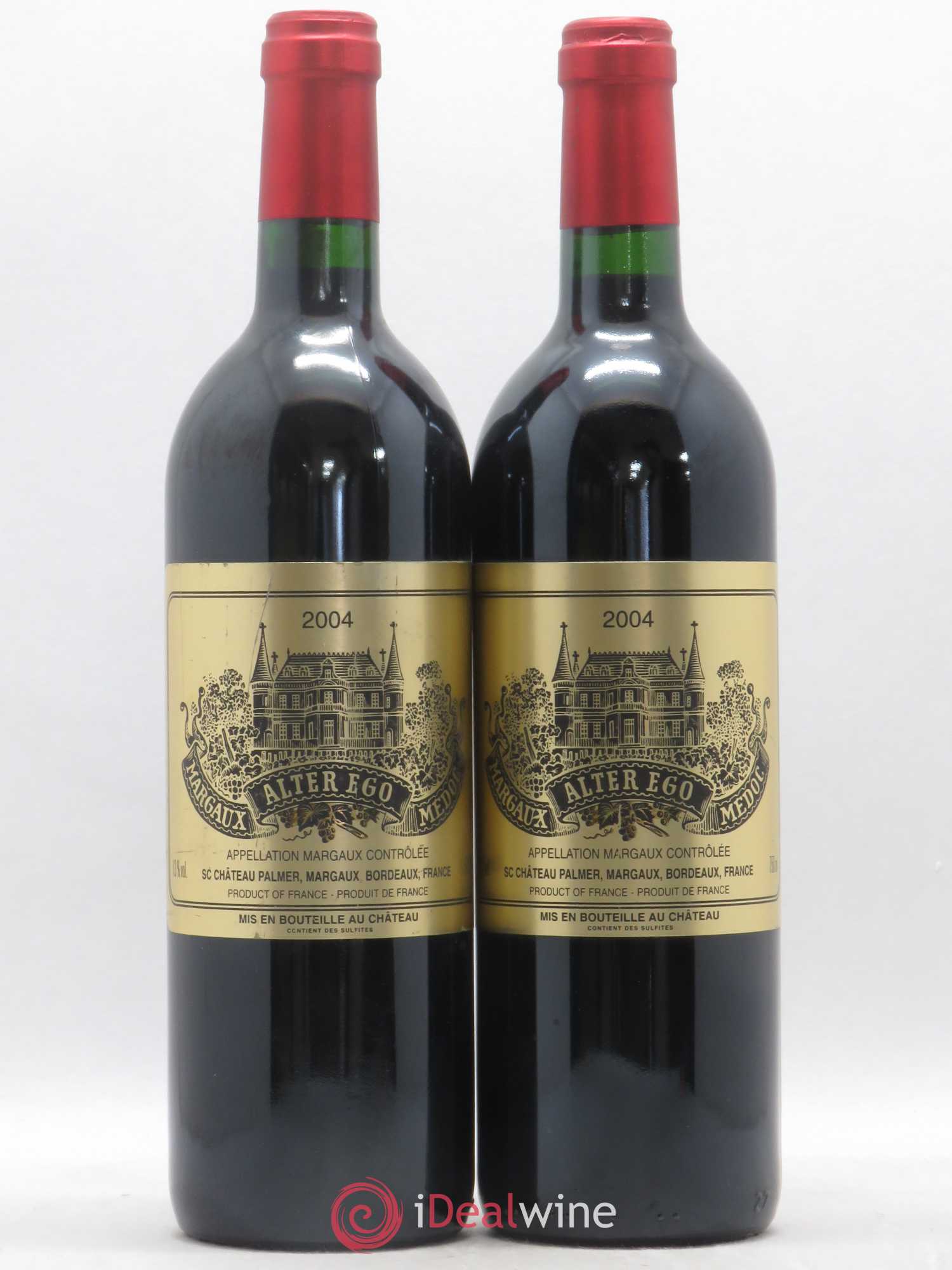Alter Ego de Palmer Second Vin 2004 - Lot de 2 bouteilles - 0