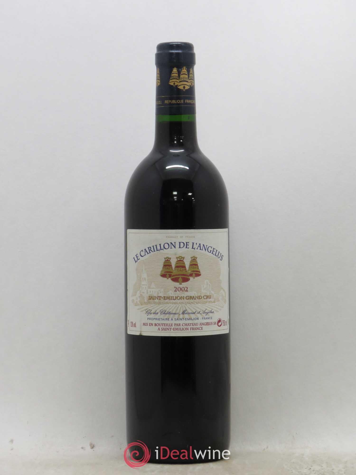 Le Carillon de l'Angélus Second Vin 2002 - Lot de 1 bouteille - 0