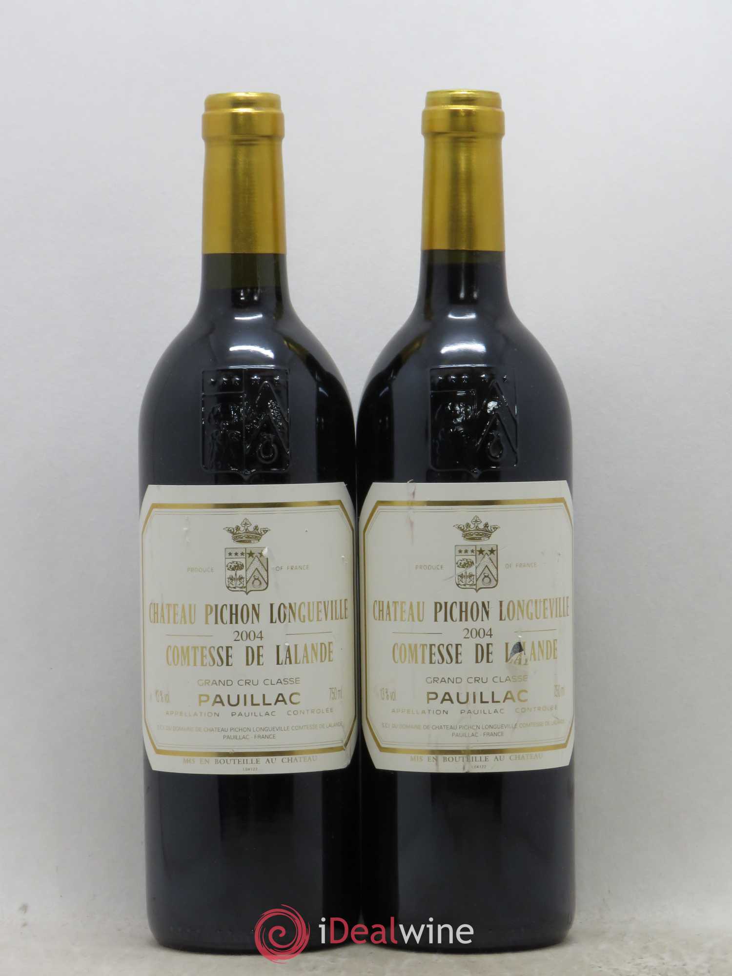 Château Pichon Longueville Comtesse de Lalande 2ème Grand Cru Classé 2004 - Lot de 2 bouteilles - 0
