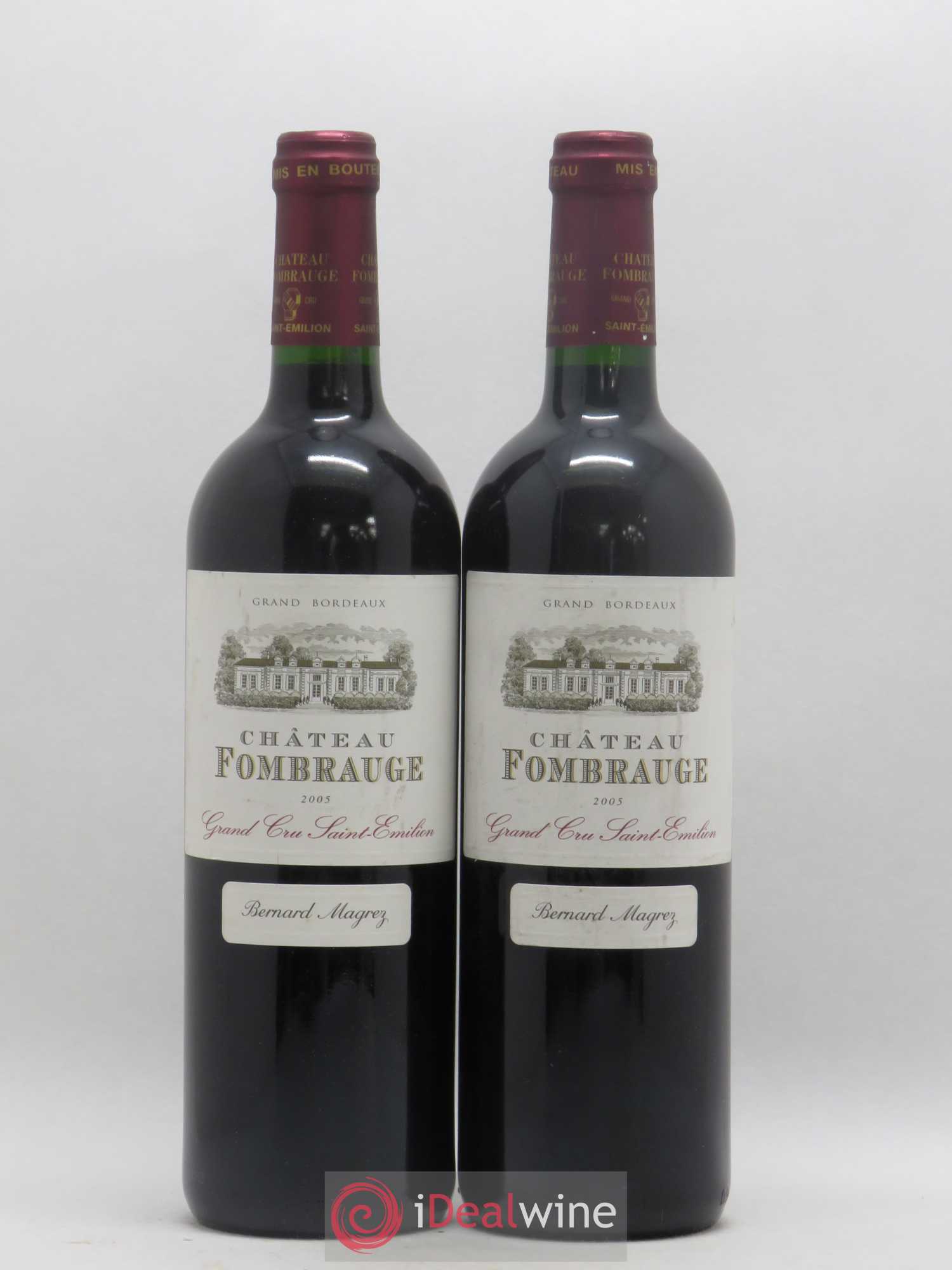 Château Fombrauge Grand Cru Classé 2005 - Lot de 2 bouteilles - 0