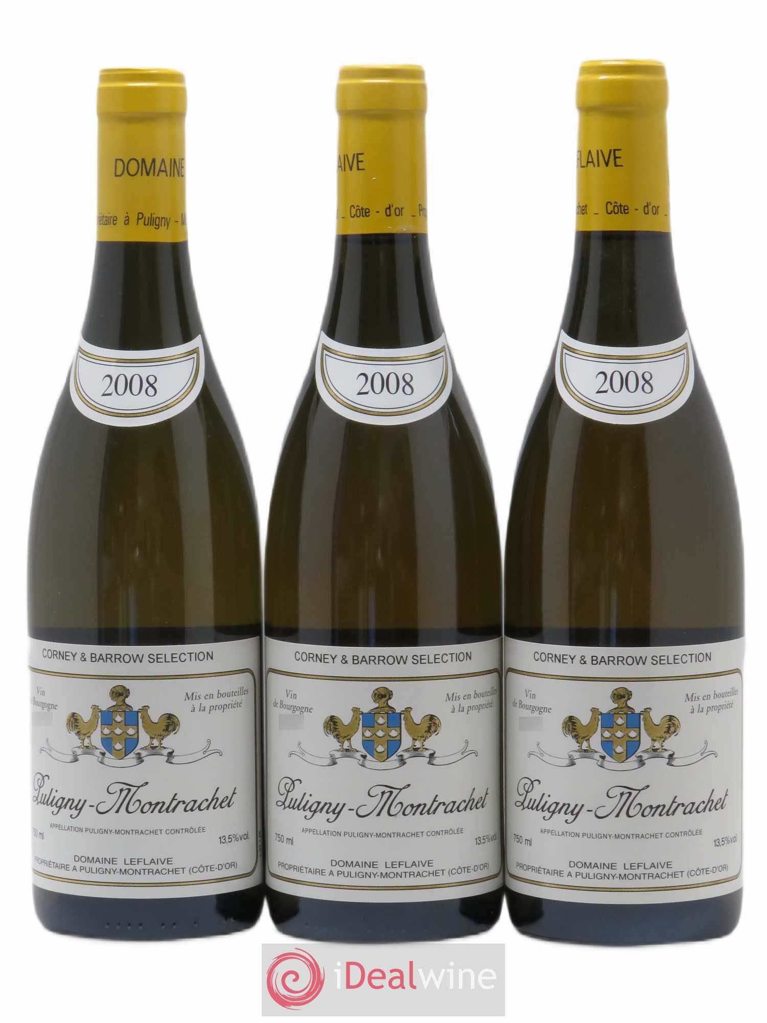 Puligny-Montrachet Leflaive (Domaine) 2008 - Lot de 3 bouteilles - 0