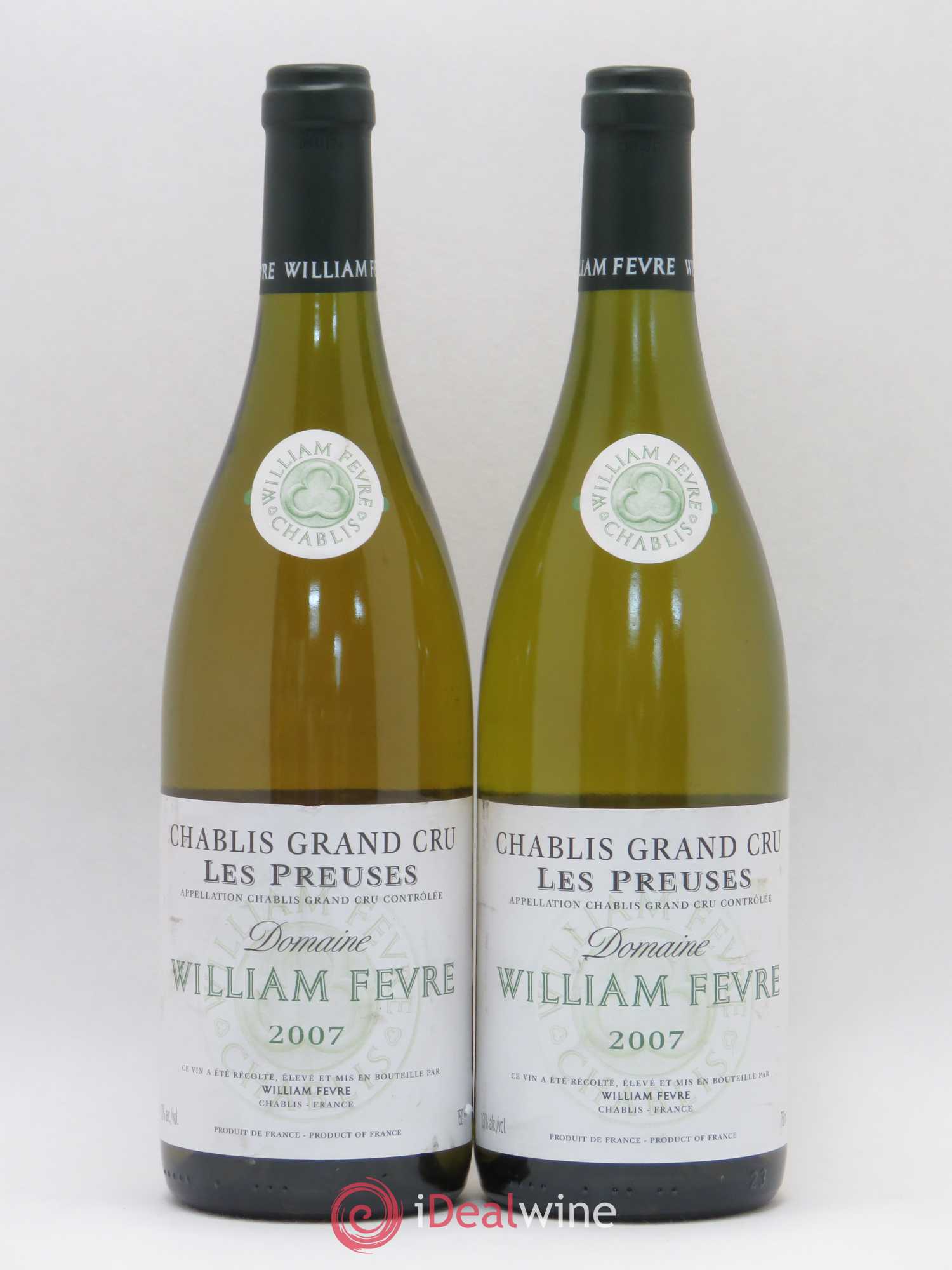 Chablis Grand Cru les Preuses William Fèvre 2007 - Lot de 2 bouteilles - 0