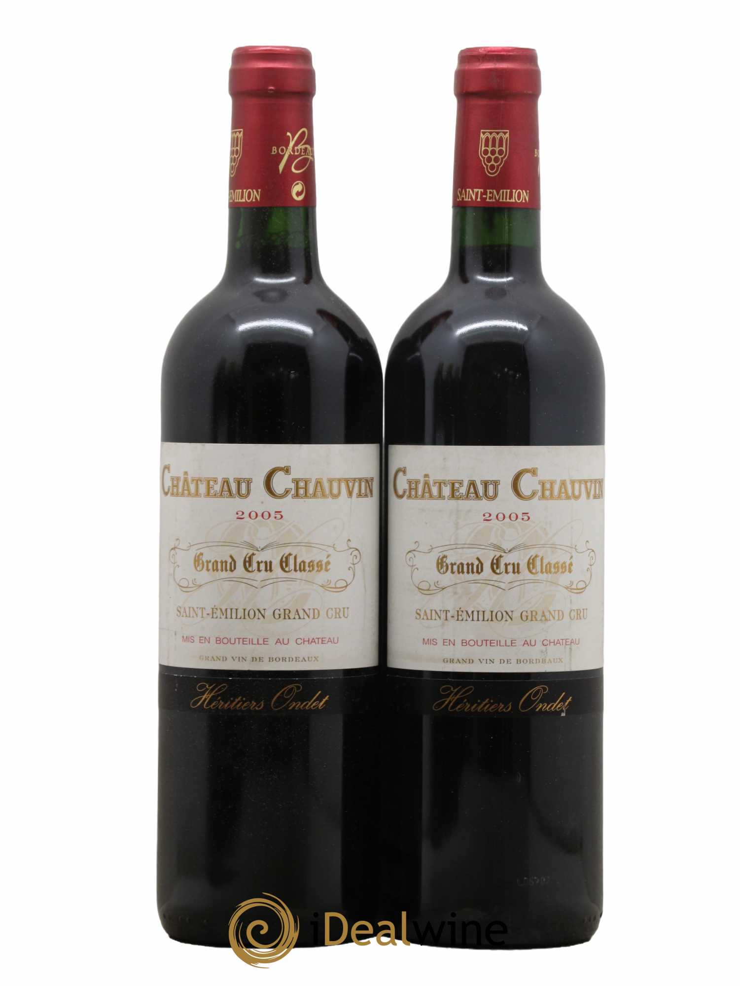 Château Chauvin Grand Cru Classé 2005 - Lot de 2 bouteilles - 0