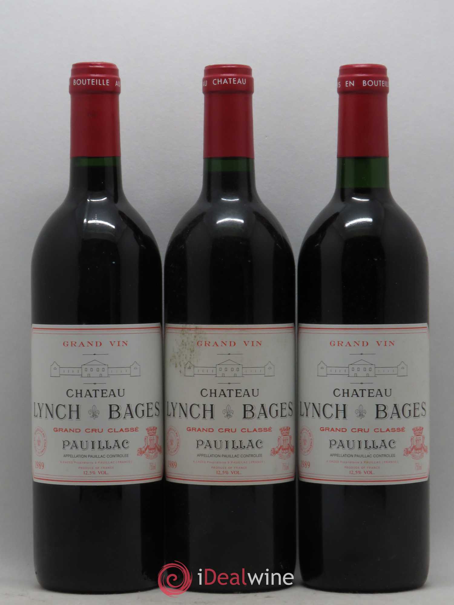 Château Lynch Bages 5ème Grand Cru Classé 1989 - Lot de 6 bouteilles - 2
