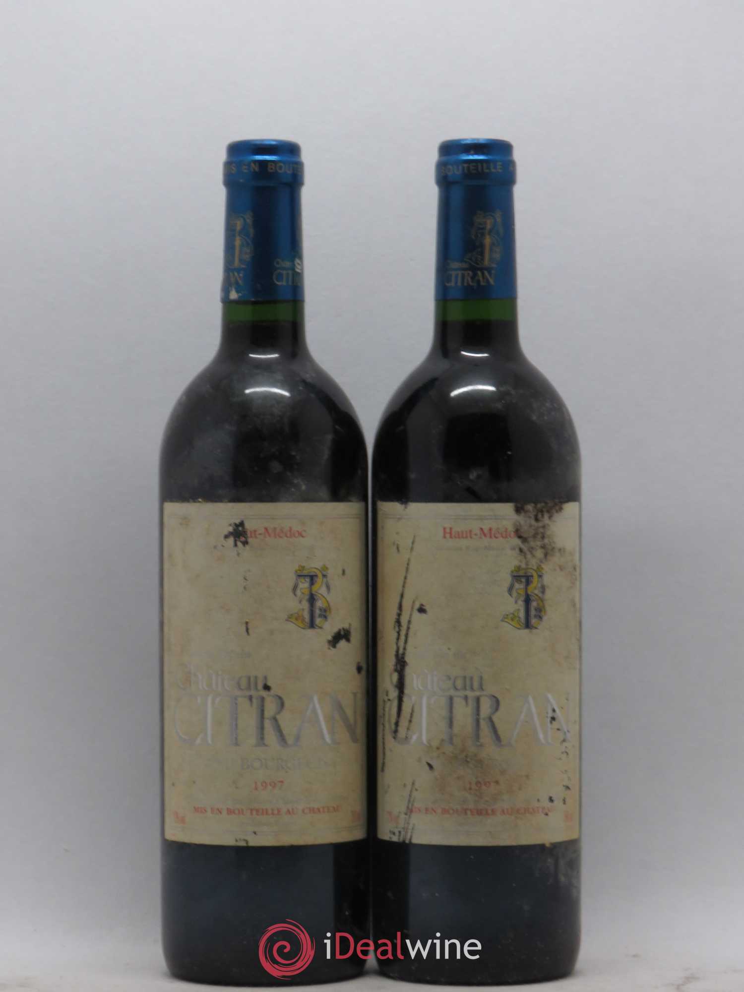 Château Citran Cru Bourgeois (sans prix de réserve) 1997 - Lot de 2 bouteilles - 0
