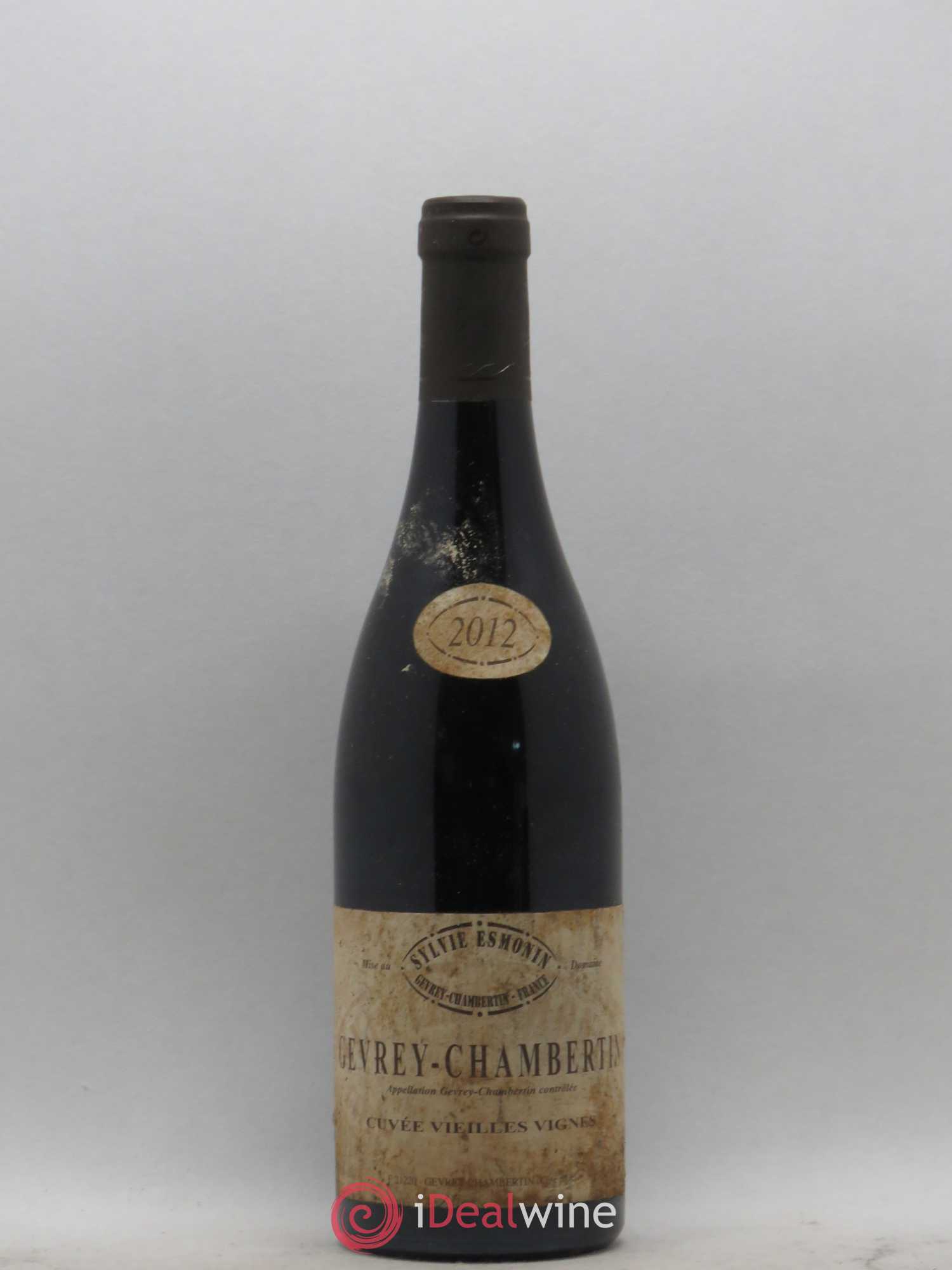 Gevrey-Chambertin Vieilles Vignes Sylvie Esmonin 2012 - Lot de 1 bouteille - 0