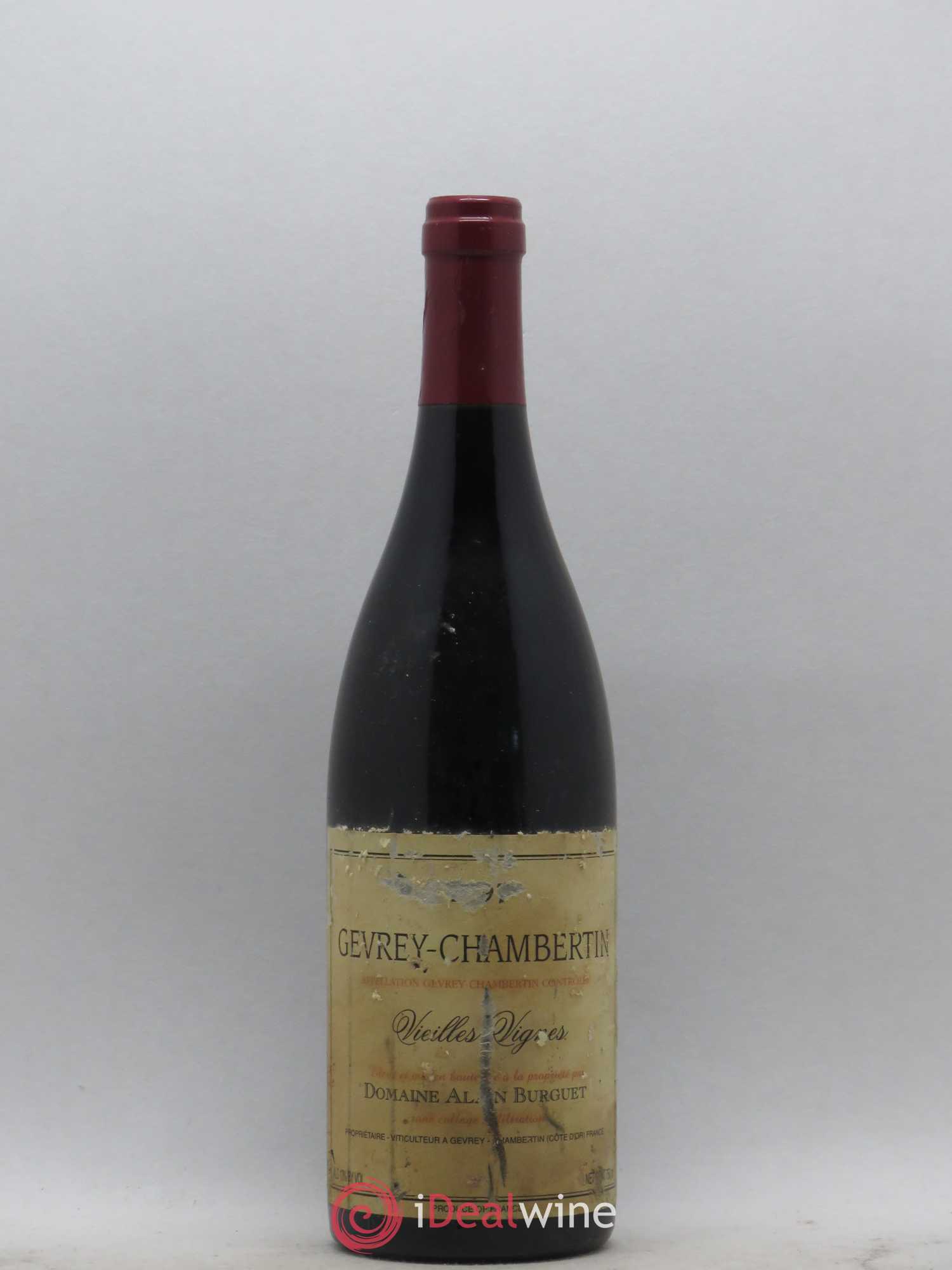 Gevrey-Chambertin Vieilles Vignes Domaine Alain Burguet 1997 - Posten von 1 Flasche - 0