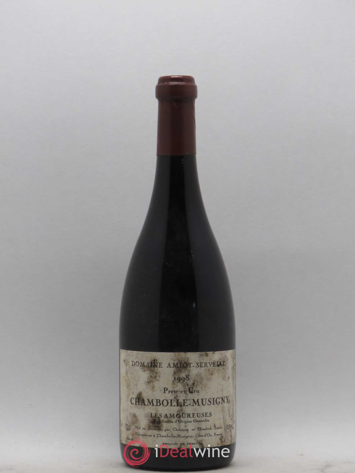 Chambolle-Musigny 1er Cru Les Amoureuses Amiot-Servelle 1998 - Lot de 1 bouteille - 0