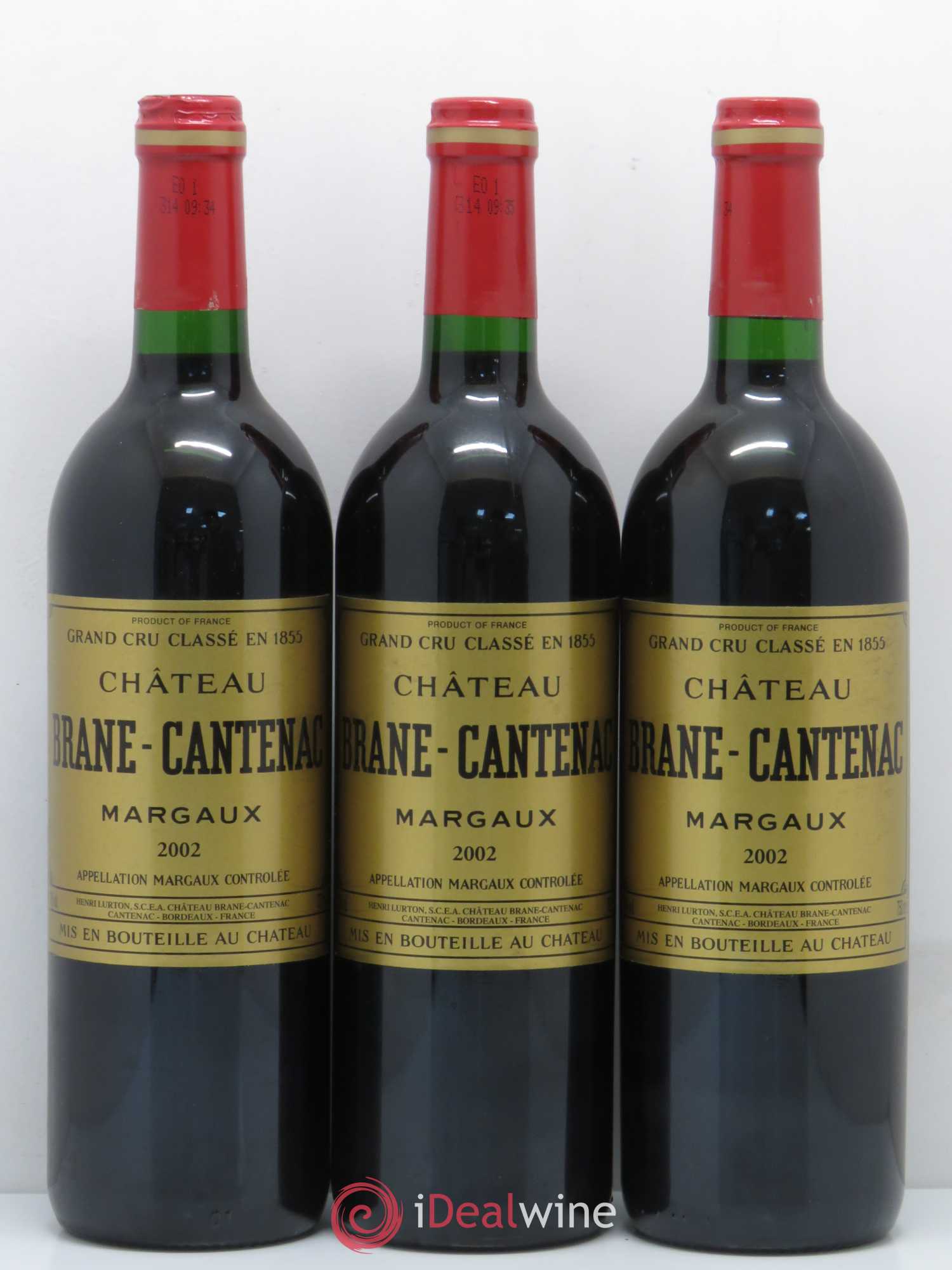 Château Brane Cantenac 2ème Grand Cru Classé 2002 - Lot de 12 bouteilles - 3