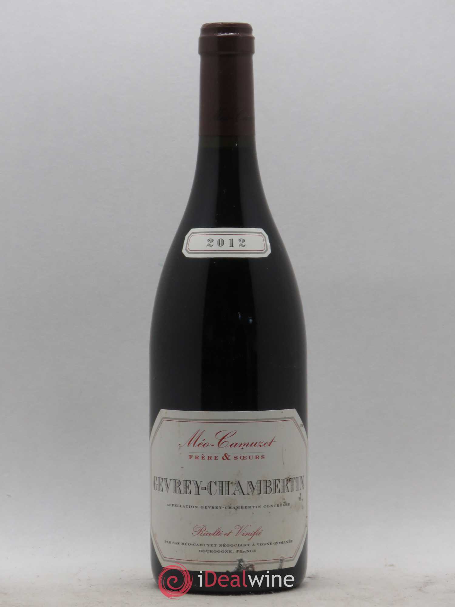 Gevrey-Chambertin Méo-Camuzet (Frère & Soeurs) 2012 - Lot de 1 bouteille - 0