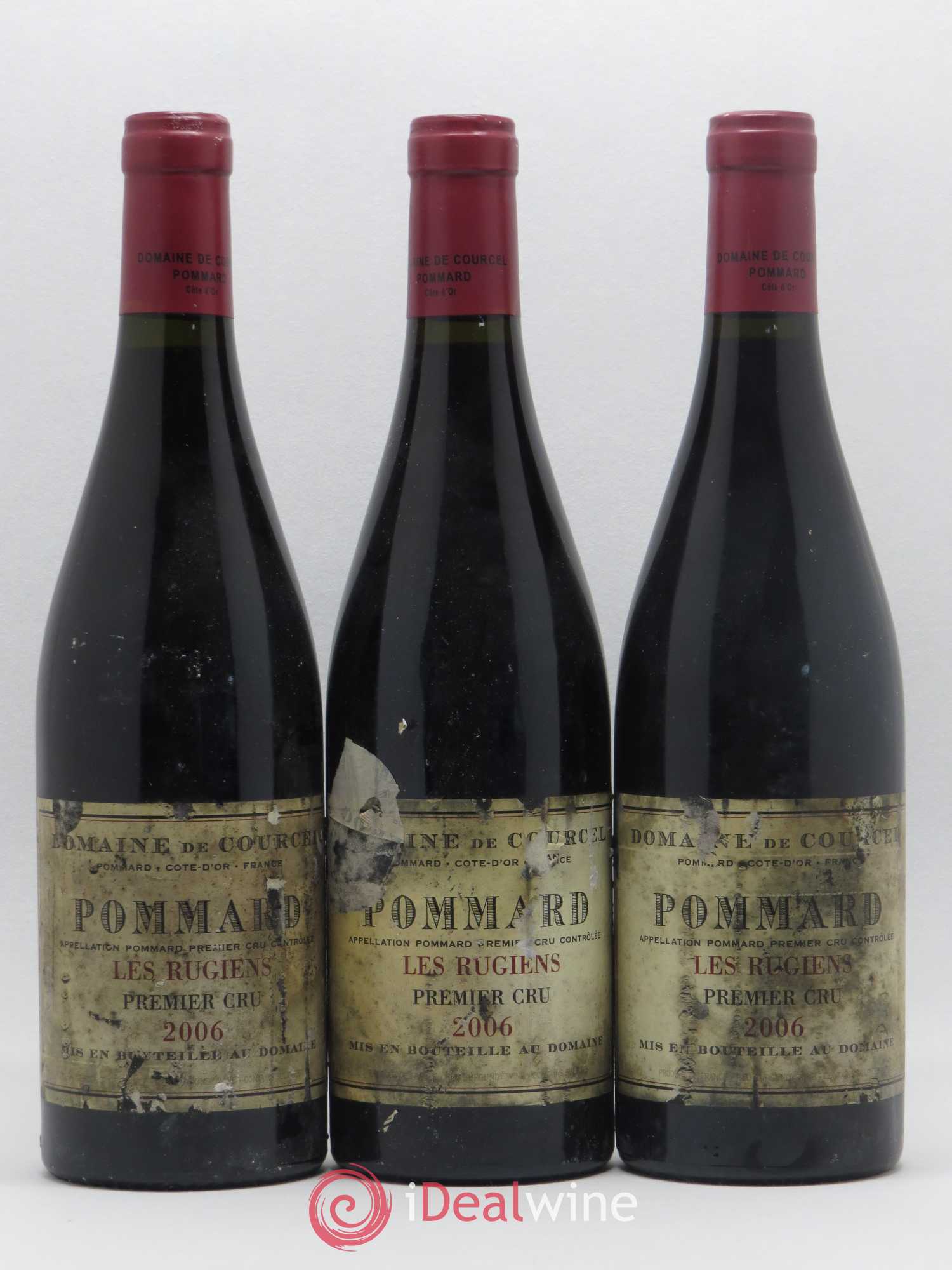 Pommard 1er Cru Les Rugiens de Courcel (Domaine) 2006 - Lot de 3 bouteilles - 0