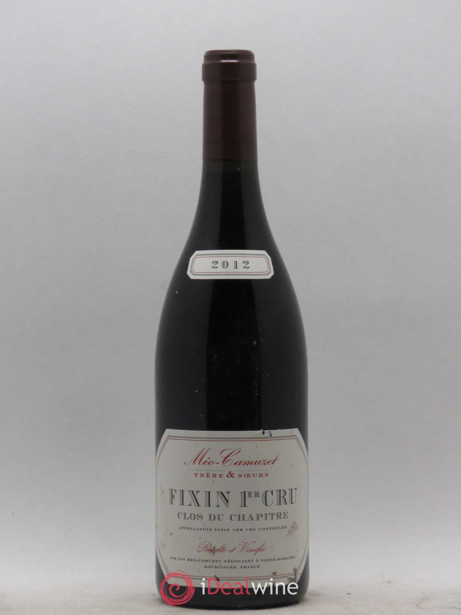 Fixin 1er Cru Clos du Chapitre Méo-Camuzet (Frère & Soeurs) 2012 - Lot de 1 bouteille - 0