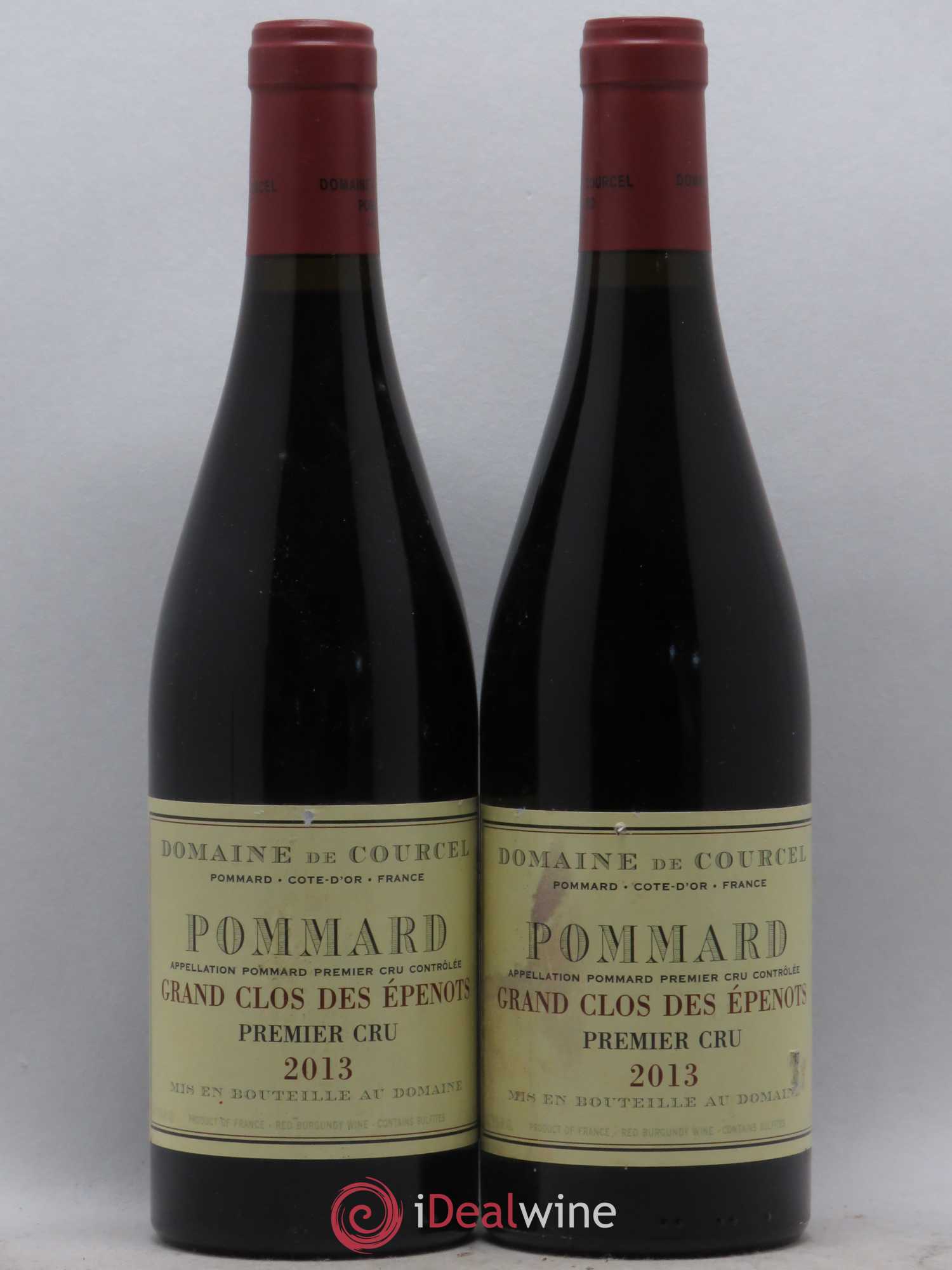 Pommard 1er Cru Grand Clos des Epenots de Courcel (Domaine) 2013 - Lot de 2 bouteilles - 0