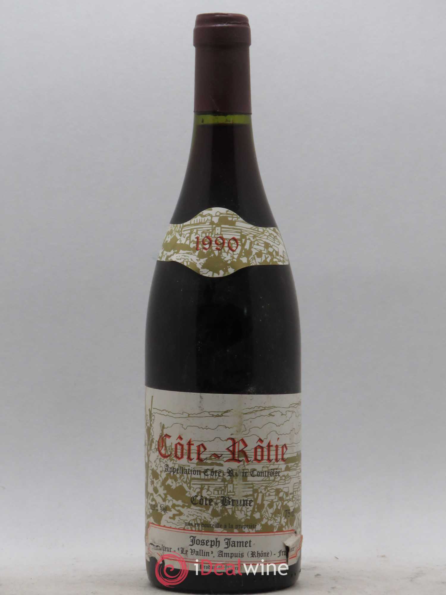 Côte-Rôtie Côte Brune Jamet (Domaine) 1990 - Lot de 1 bouteille - 0
