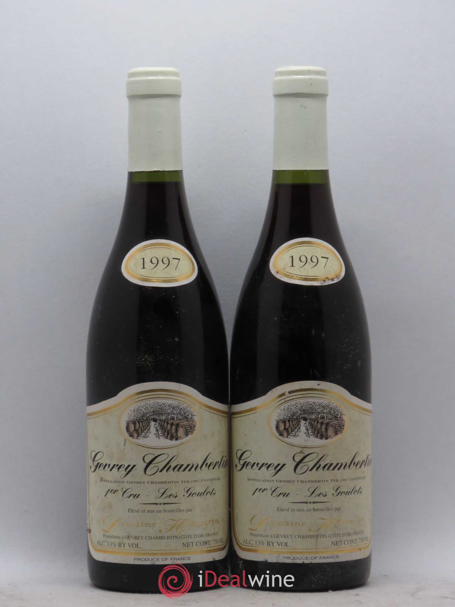 Gevrey-Chambertin 1er Cru Les Goulots Domaine Heresztyn 1997 - Posten von 2 Flaschen - 0
