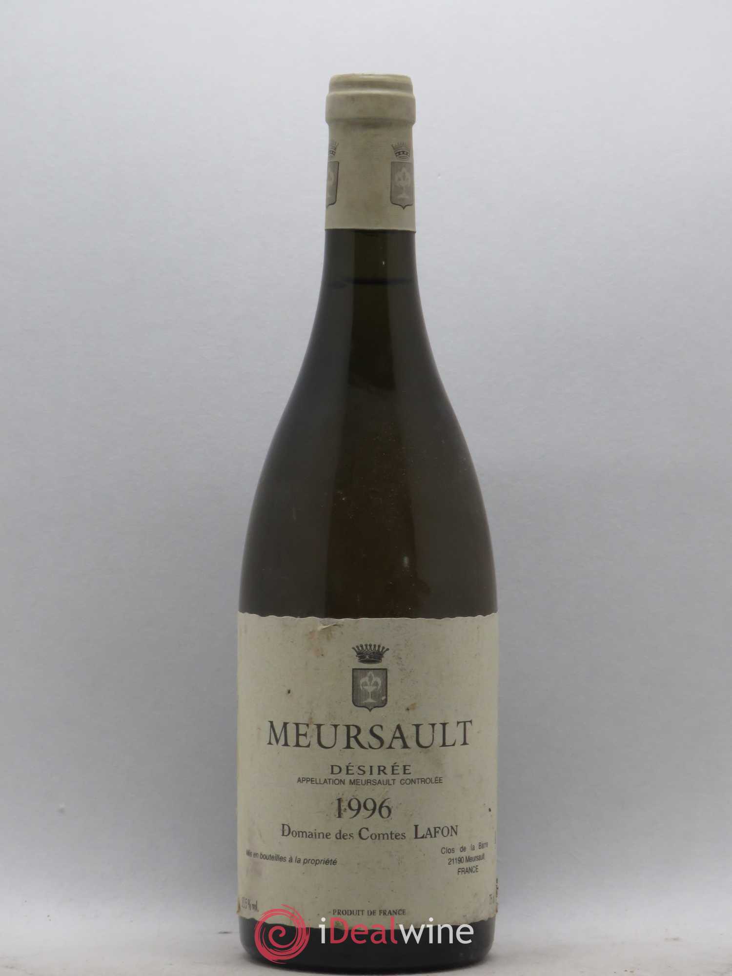 Meursault Désirée Comtes Lafon (Domaine des) 1996 - Lot de 1 bouteille - 0