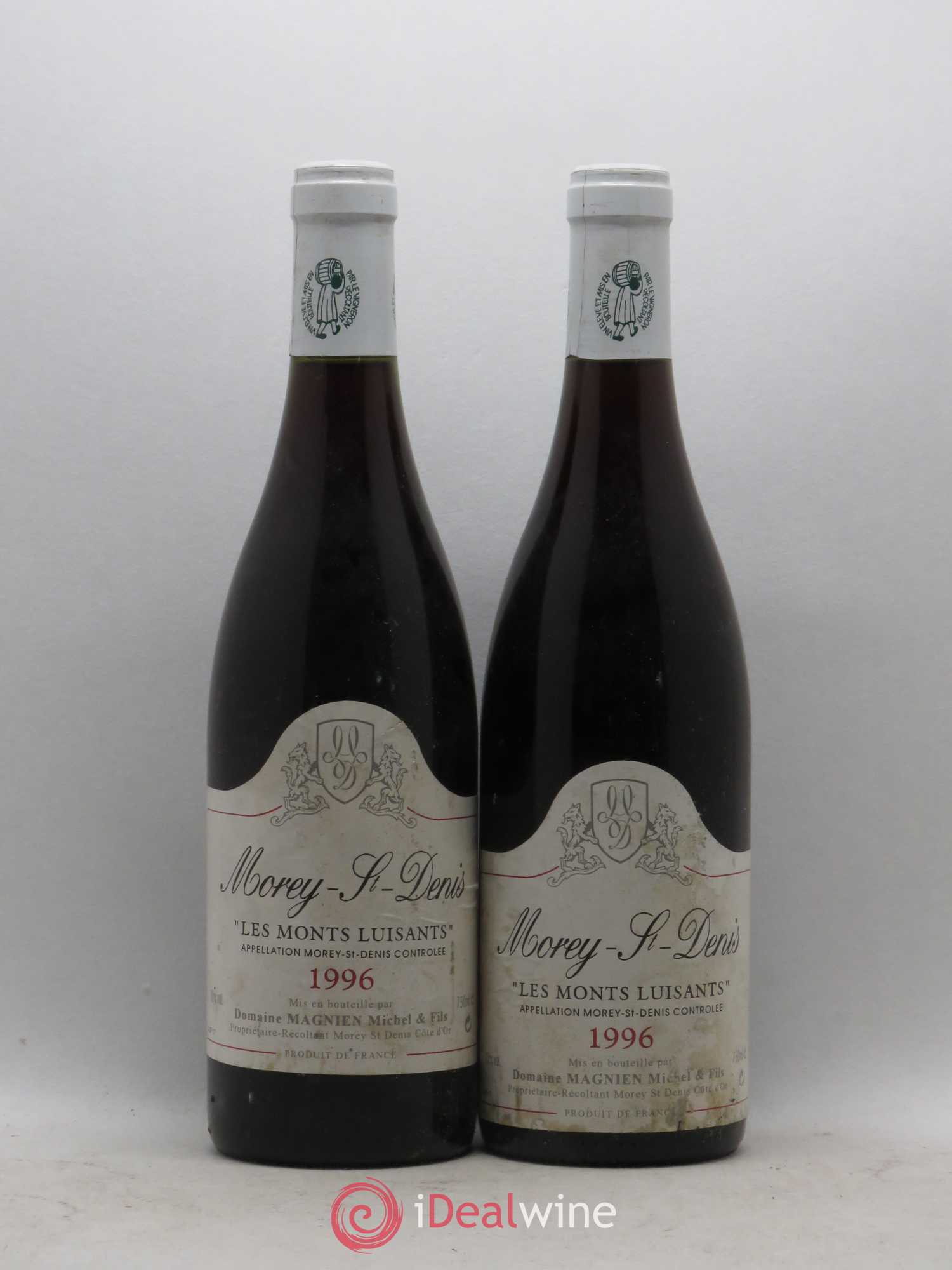 Morey-Saint-Denis Les Monts Luisants Domaine Michel Magnien 1996 - Posten von 2 Flaschen - 0