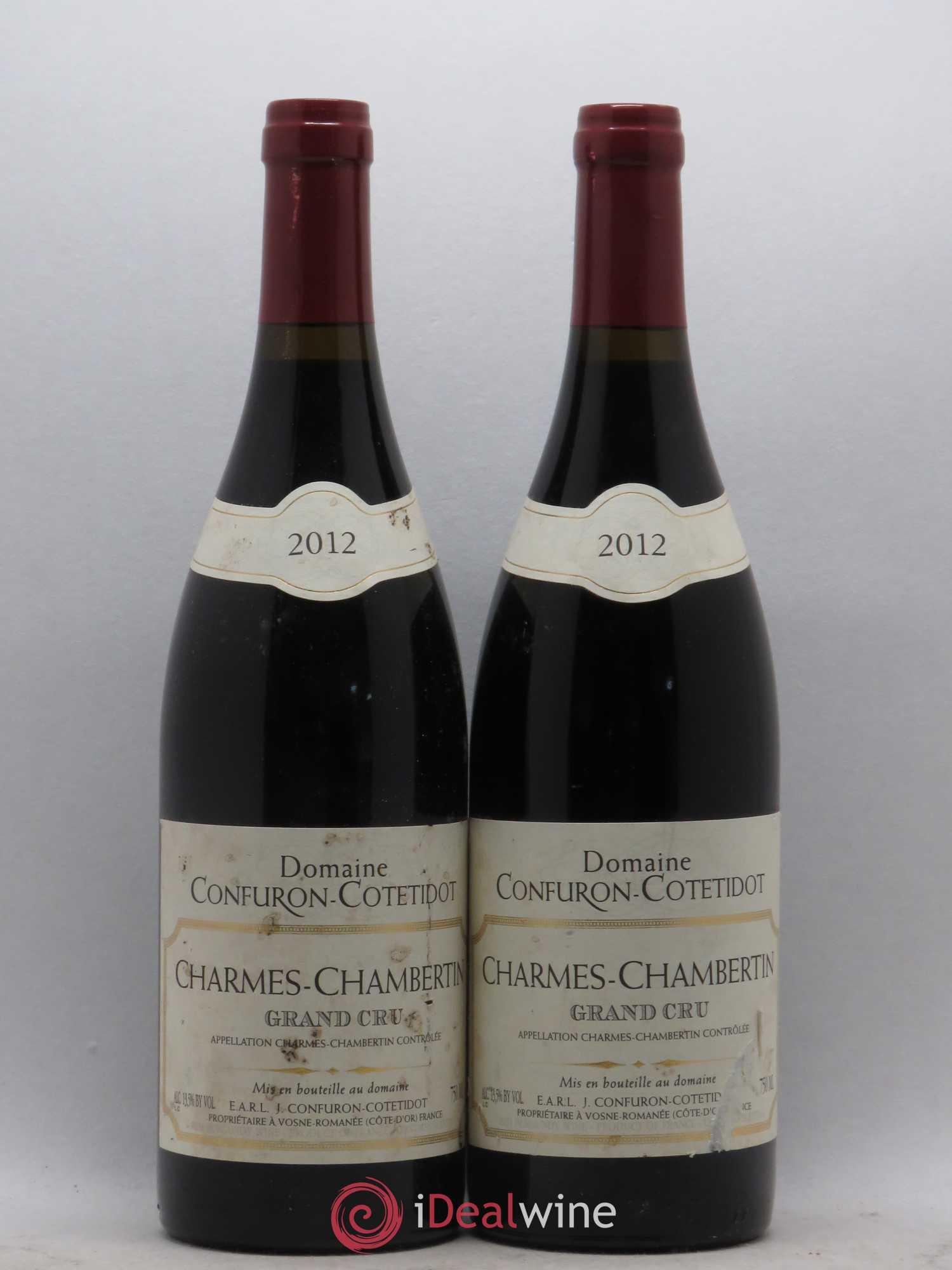 Charmes-Chambertin Grand Cru Confuron-Cotetidot 2012 - Lot de 2 bouteilles - 0