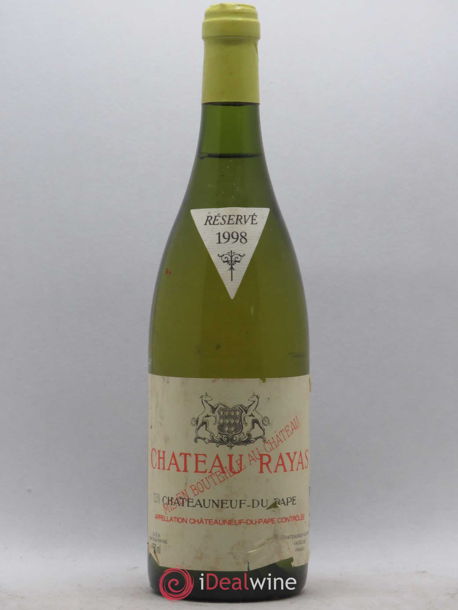 Châteauneuf-du-Pape Château Rayas Emmanuel Reynaud 1998 - Lot de 1 bouteille - 0