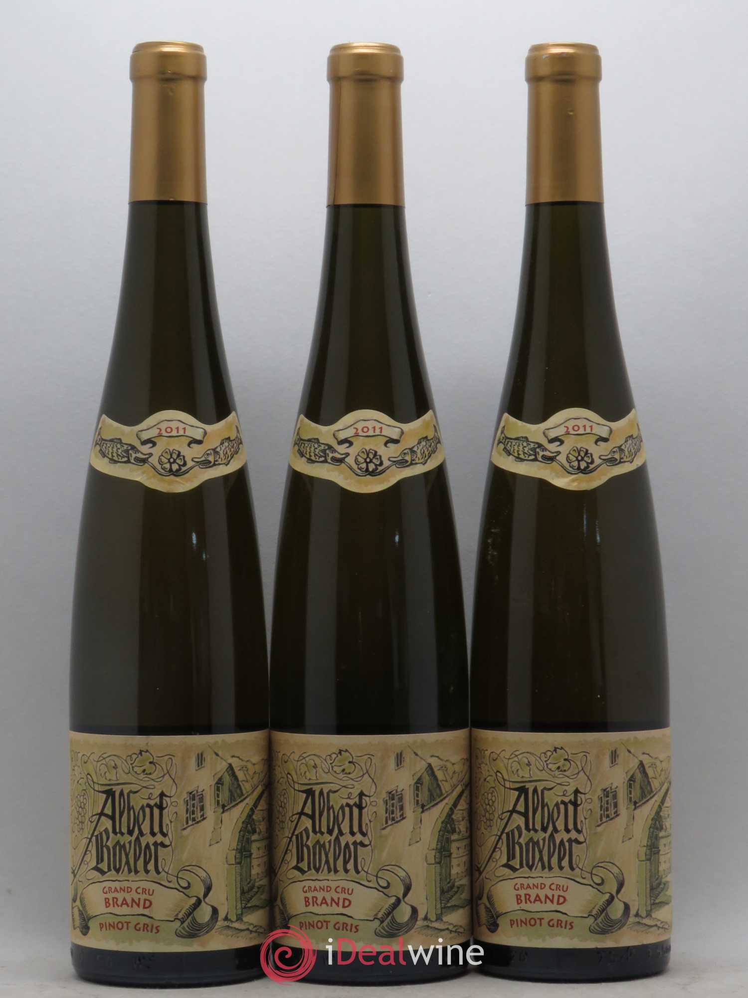 Pinot Gris Grand Cru Brand Domaine Albert Boxler 2011 - Posten von 3 Flaschen - 0
