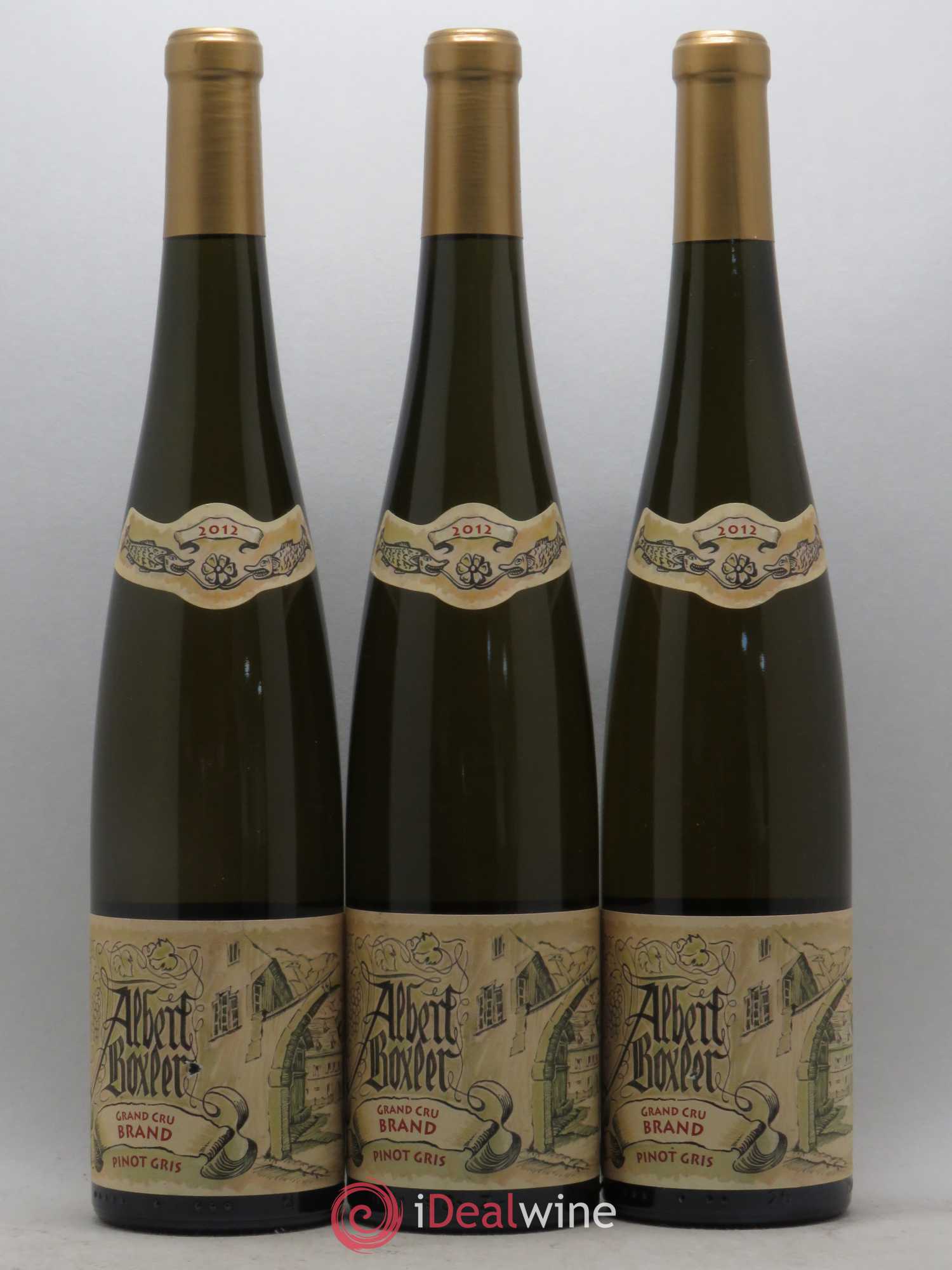Pinot Gris Grand Cru Brand Domaine Albert Boxler 2012 - Posten von 3 Flaschen - 0