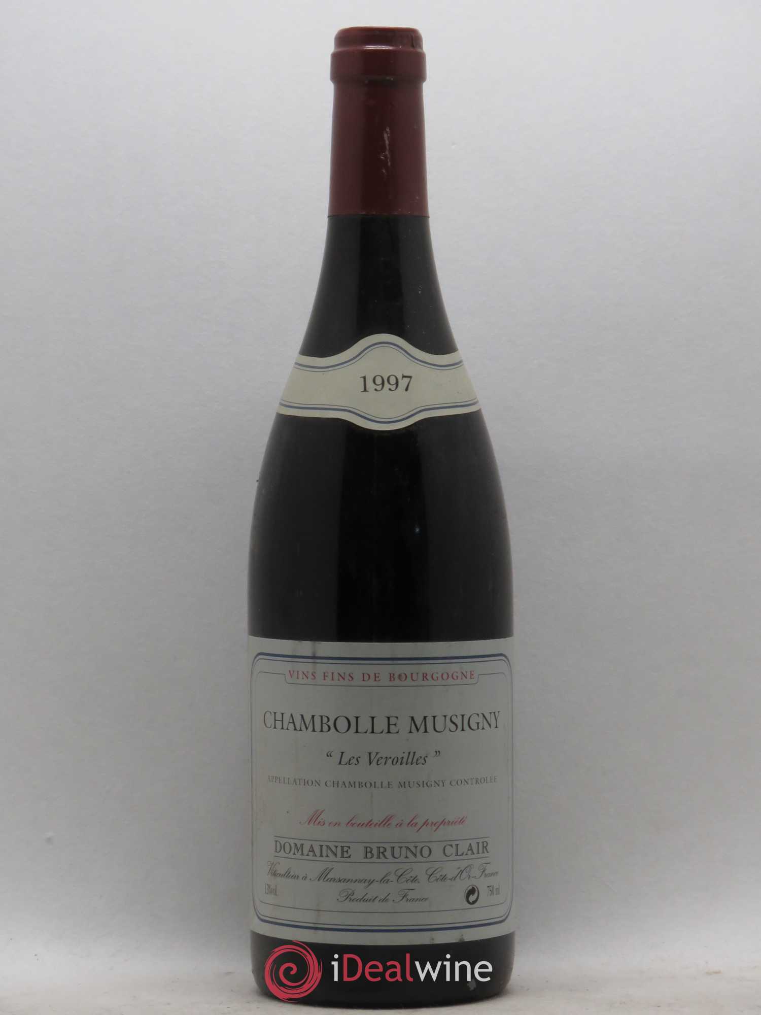 Chambolle-Musigny Les Veroilles Bruno Clair (Domaine) 1997 - Lot de 1 bouteille - 0